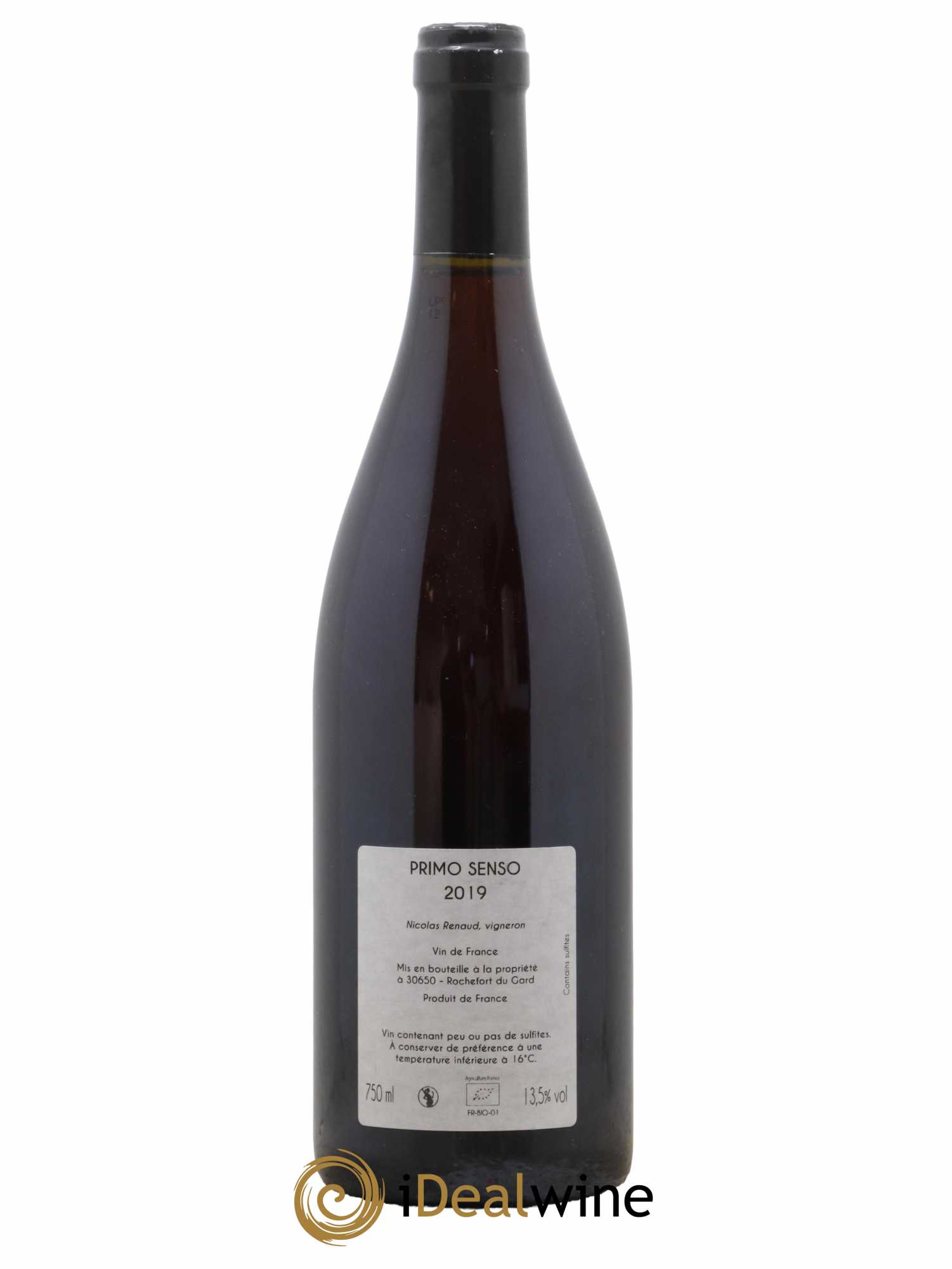 Vin de France Primo Senso Clos des Grillons 2019 - Lot de 1 bouteille - 1