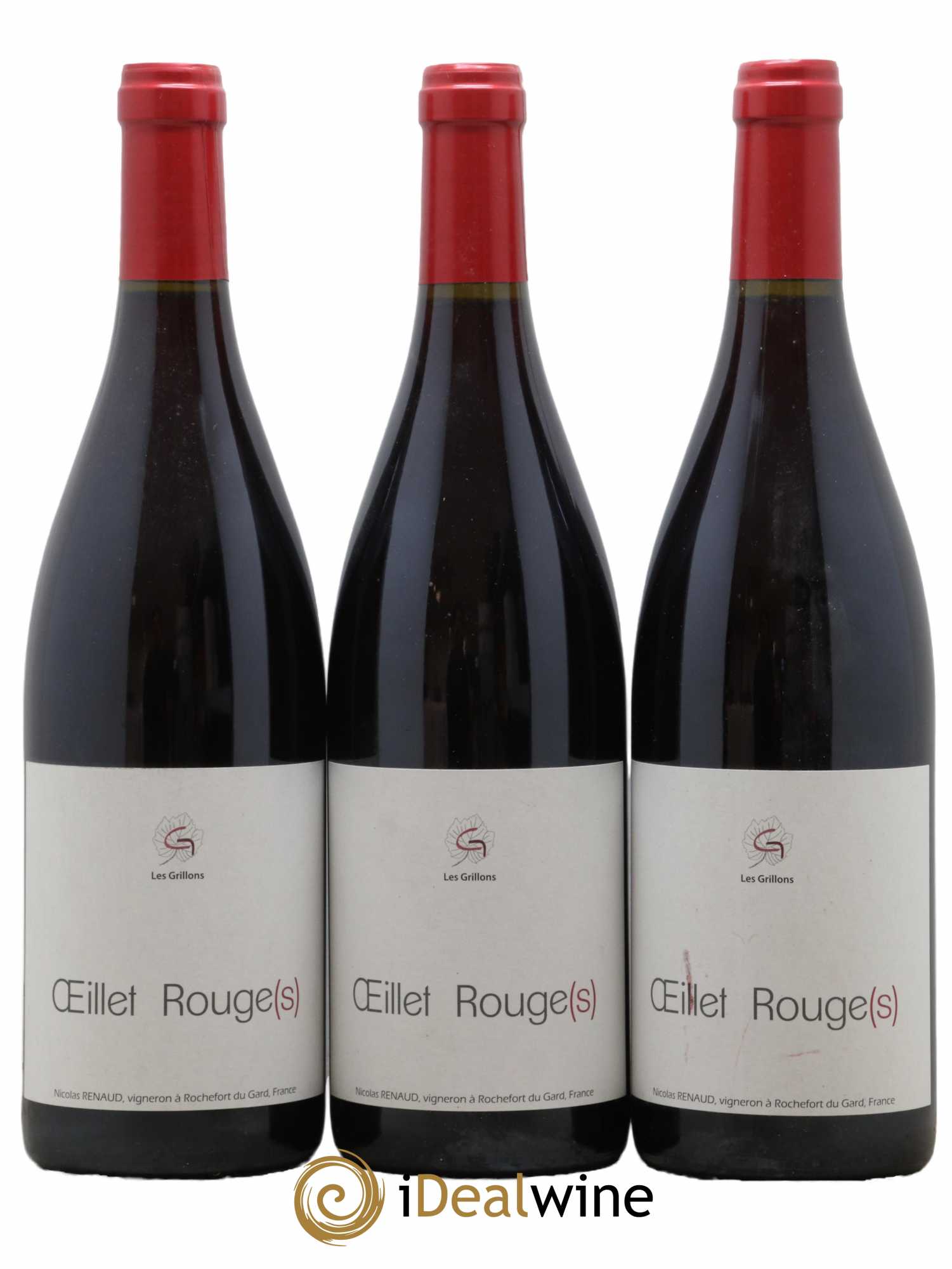 Vin de France Clos des Grillons Oeillets 2019 - Lot de 3 bouteilles - 0