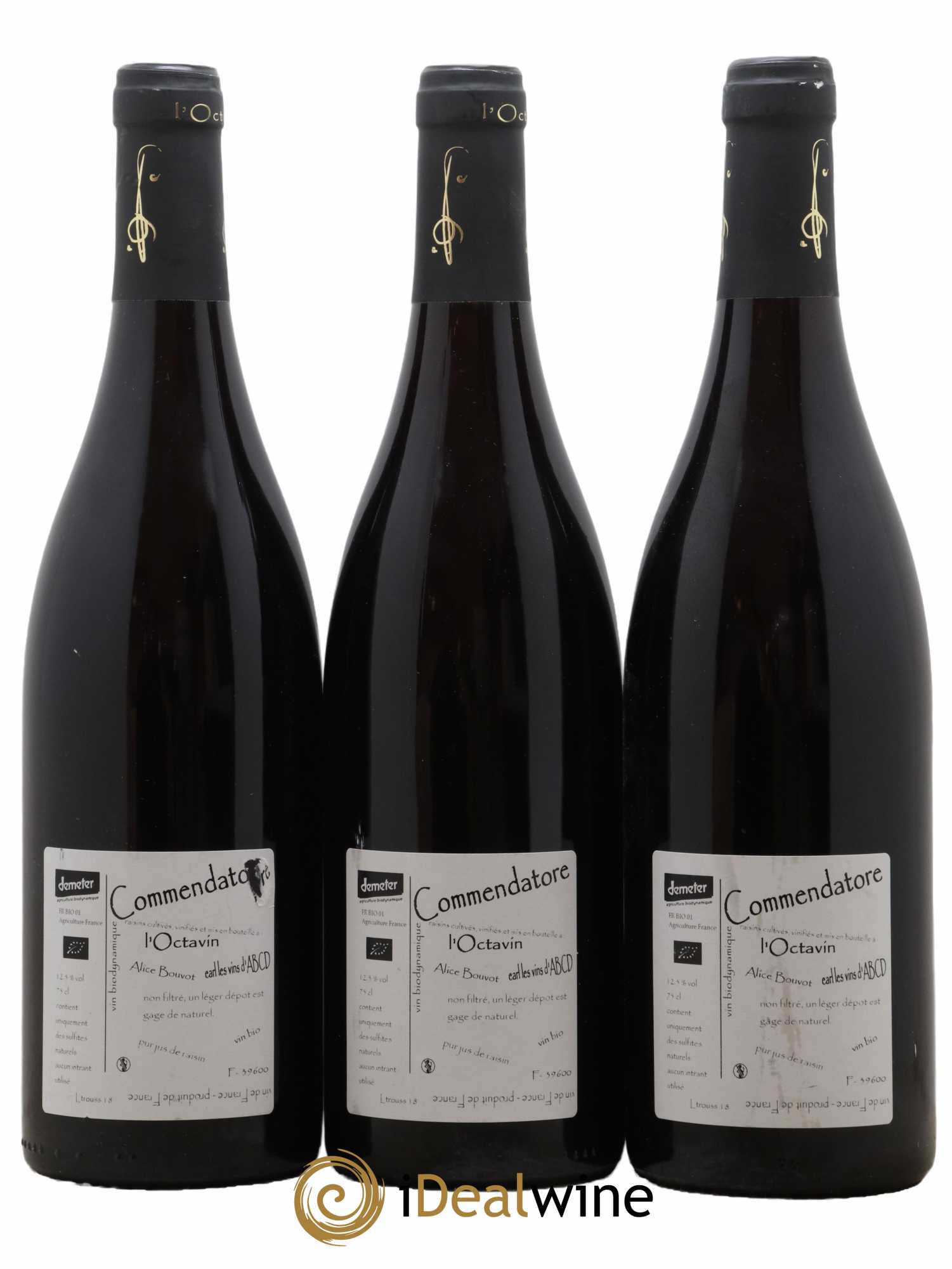 Vin de France Trousseau Les Corvées Commendatore Domaine de L'Octavin - Alice Bouvot 2018 - Lot de 3 bouteilles - 1