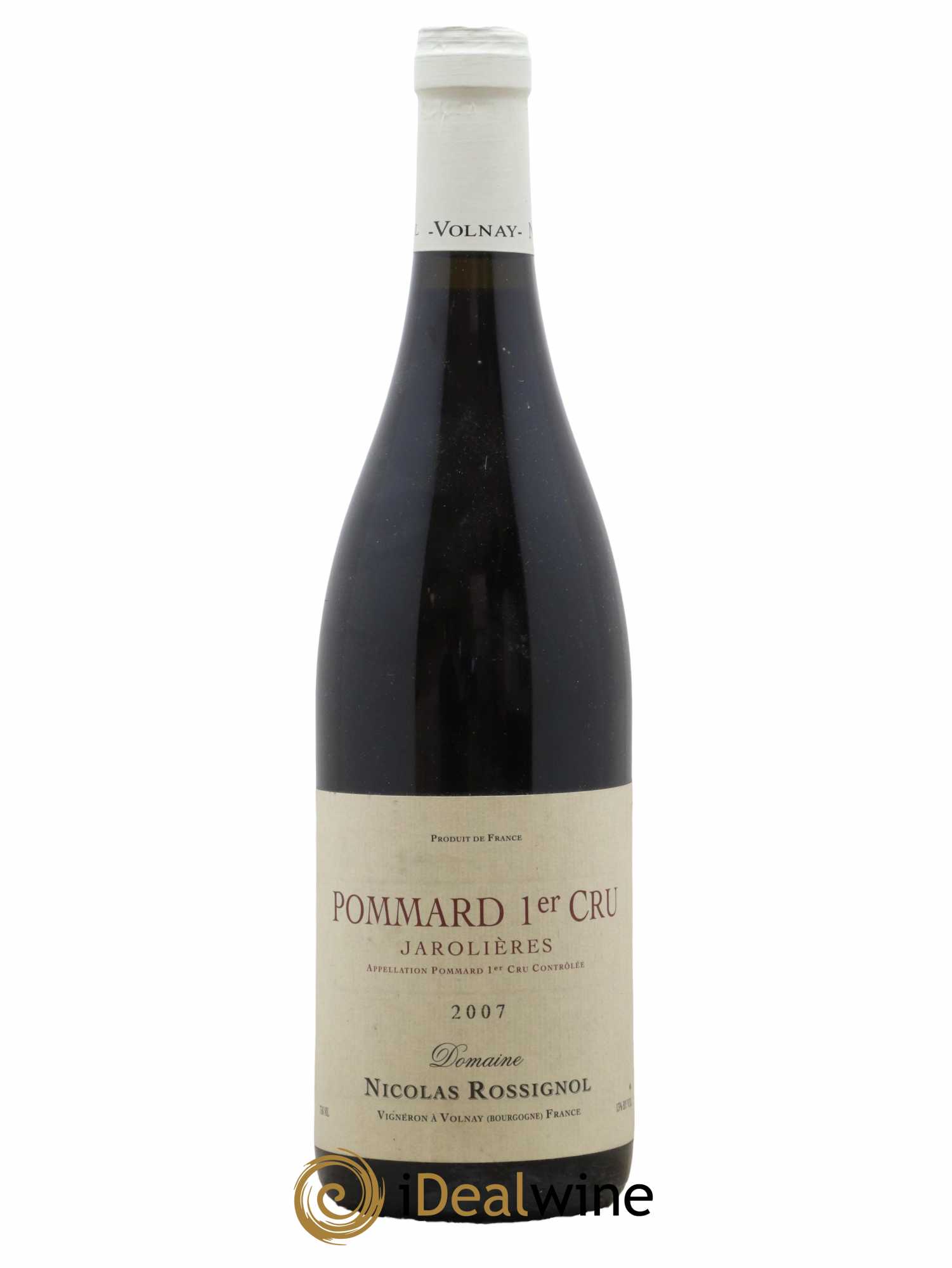 Pommard 1er Cru Jarolieres Nicolas Rossignol 2007 - Lot de 1 bouteille - 0