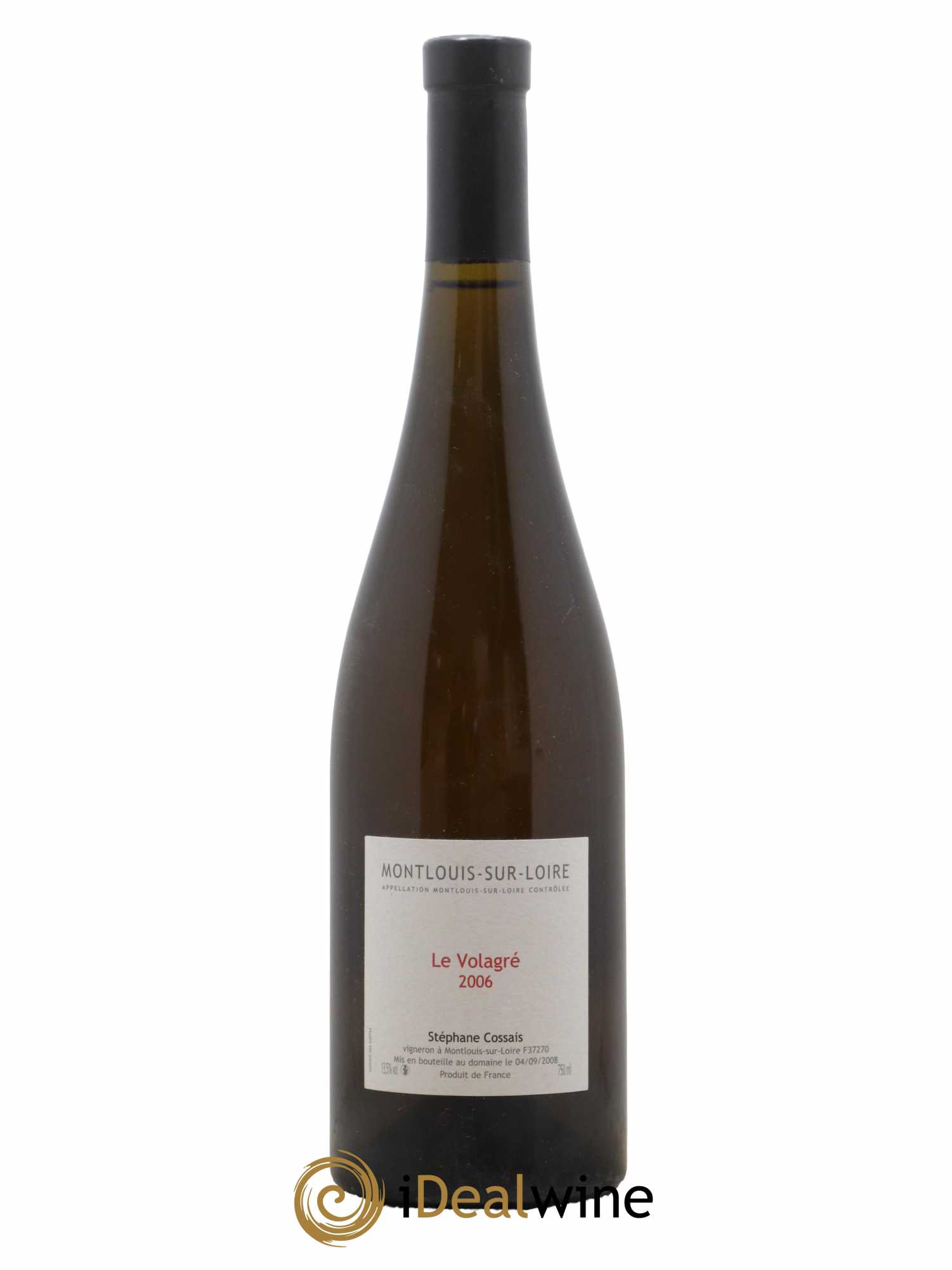 Montlouis-sur-Loire Le Volagré Stéphane Cossais 2006 - Lot de 1 bouteille - 0