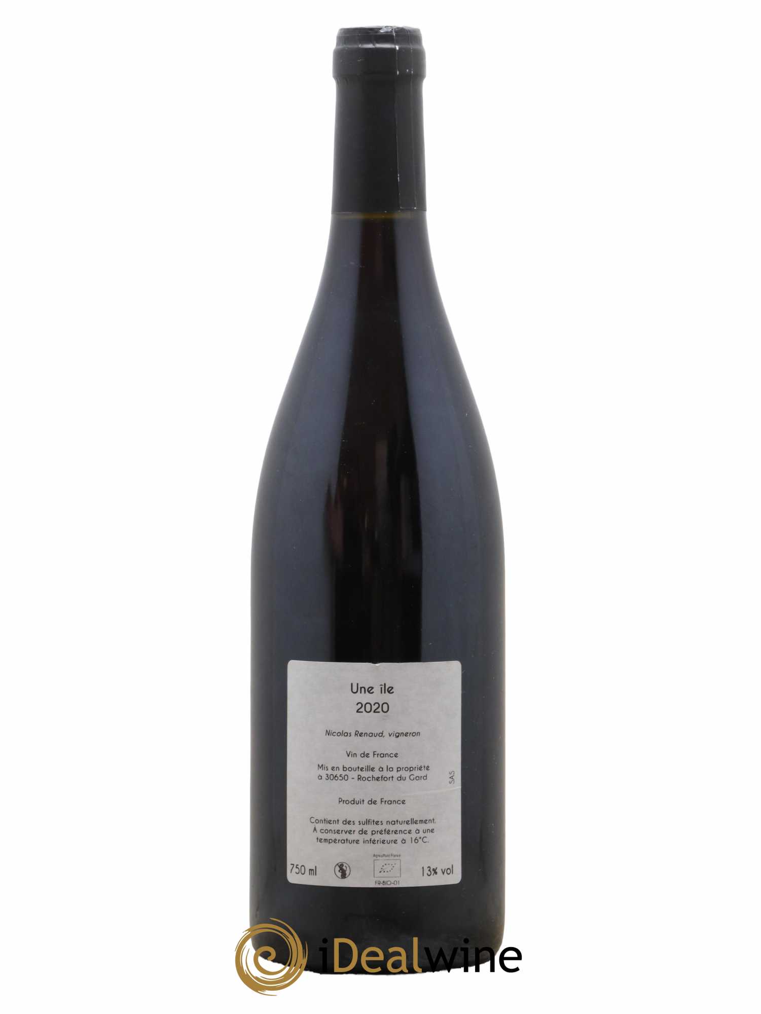 Vin de France Une Ile Clos des Grillons 2020 - Lot de 1 bouteille - 1