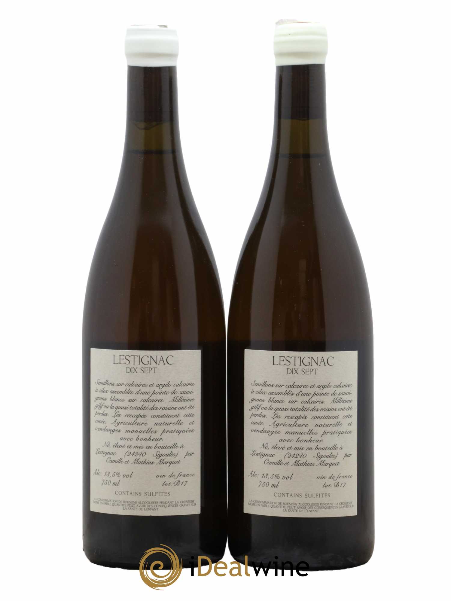 Vin de France Lestignac 2017 - Lot de 2 bouteilles - 1