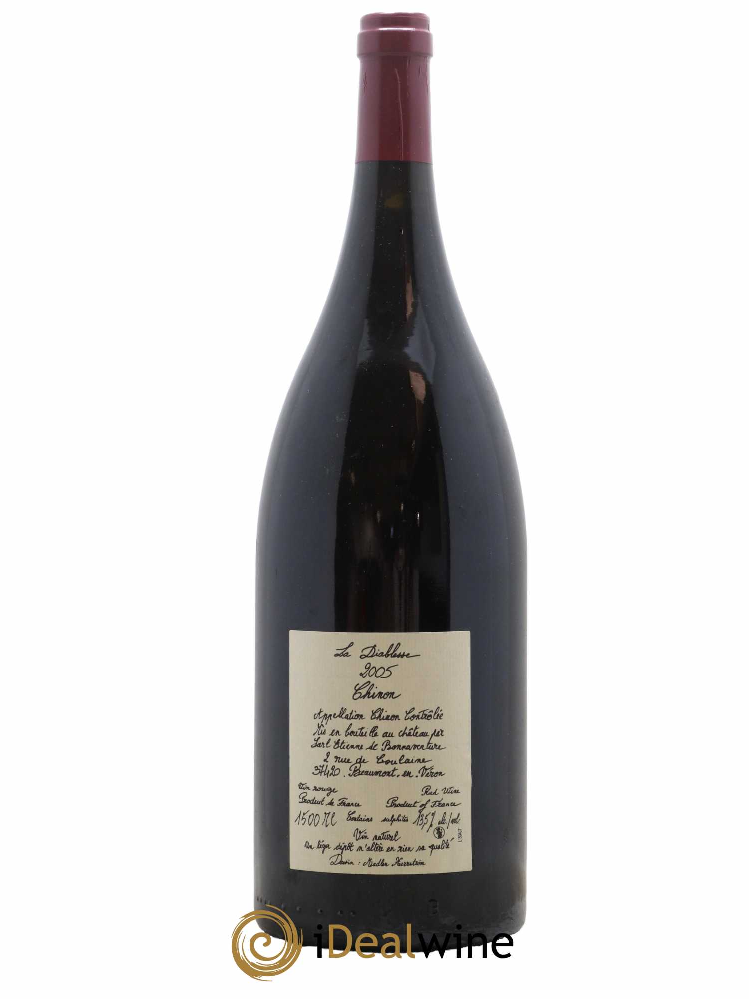 Chinon La Diablesse Domaine de Coulaine 2005 - Lot de 1 magnum - 1