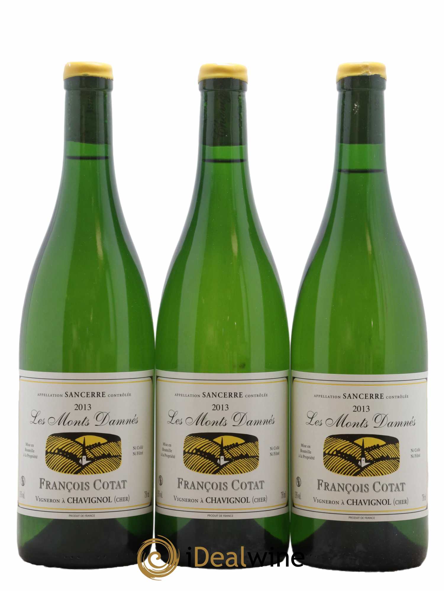 Sancerre Les Monts Damnés François Cotat 2013 - Lot de 3 bouteilles - 0
