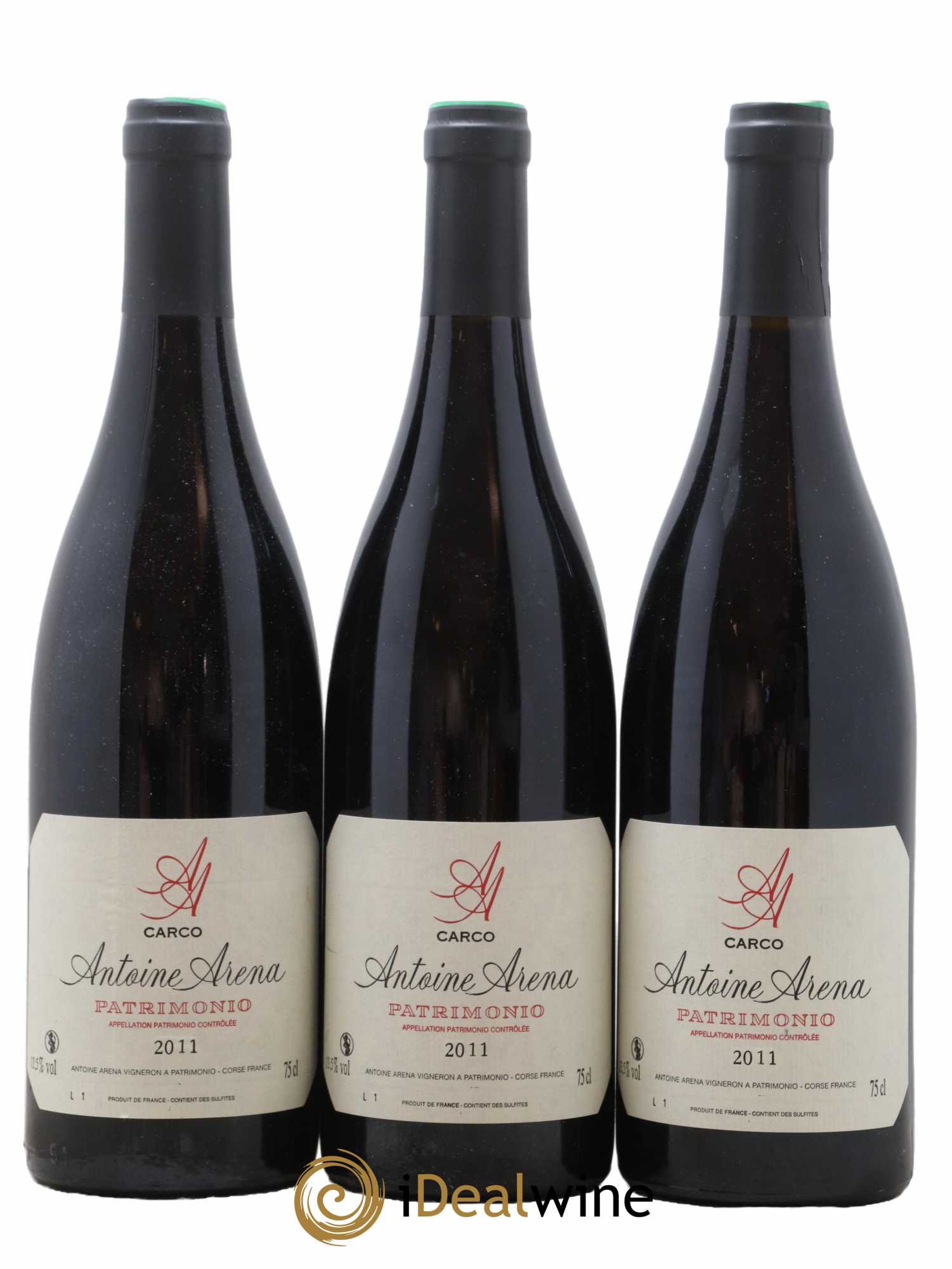 Patrimonio Carco Antoine Arena 2011 - Lot de 3 bouteilles - 0