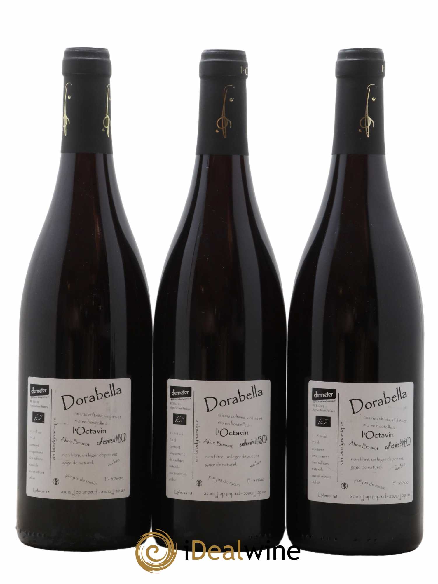 Vin de France Poulsard Dora Bella Domaine de L'Octavin - Alice Bouvot 2018 - Lot de 3 bouteilles - 1