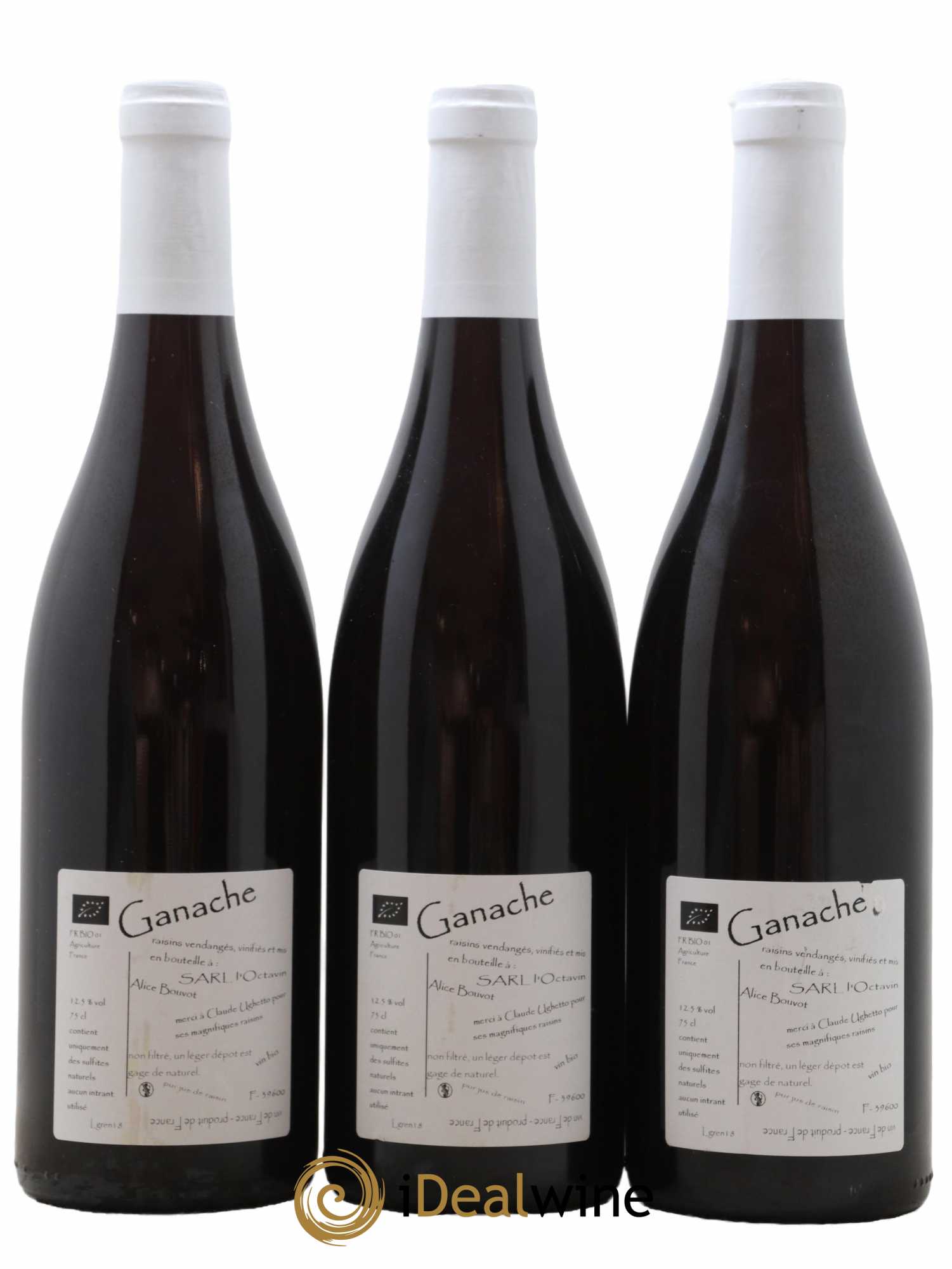 Vin de France Ganache Domaine de l'Octavin 2018 - Lot de 3 bouteilles - 1
