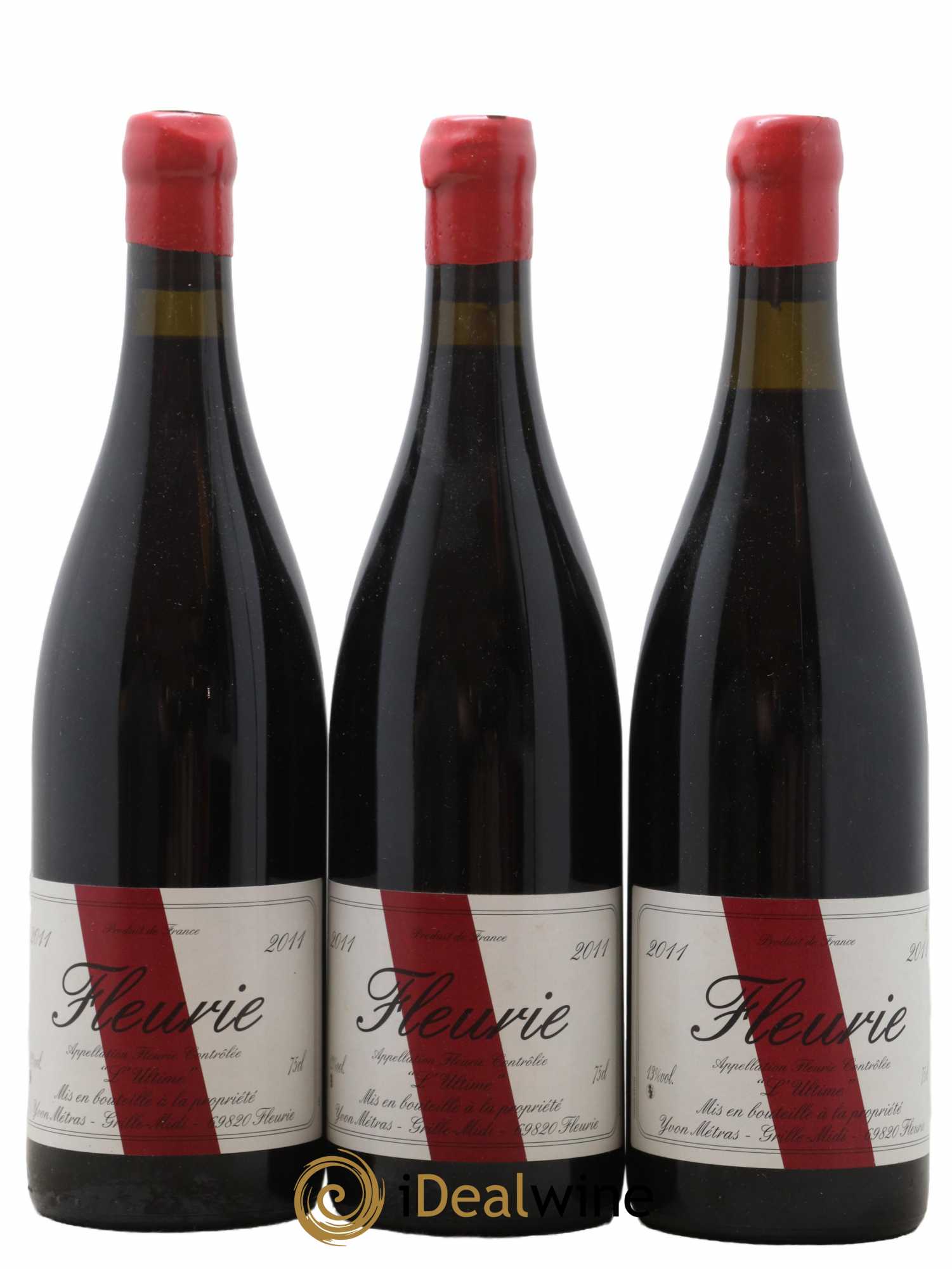 Fleurie l'Ultime Yvon Métras 2011 - Lot de 3 bouteilles - 0