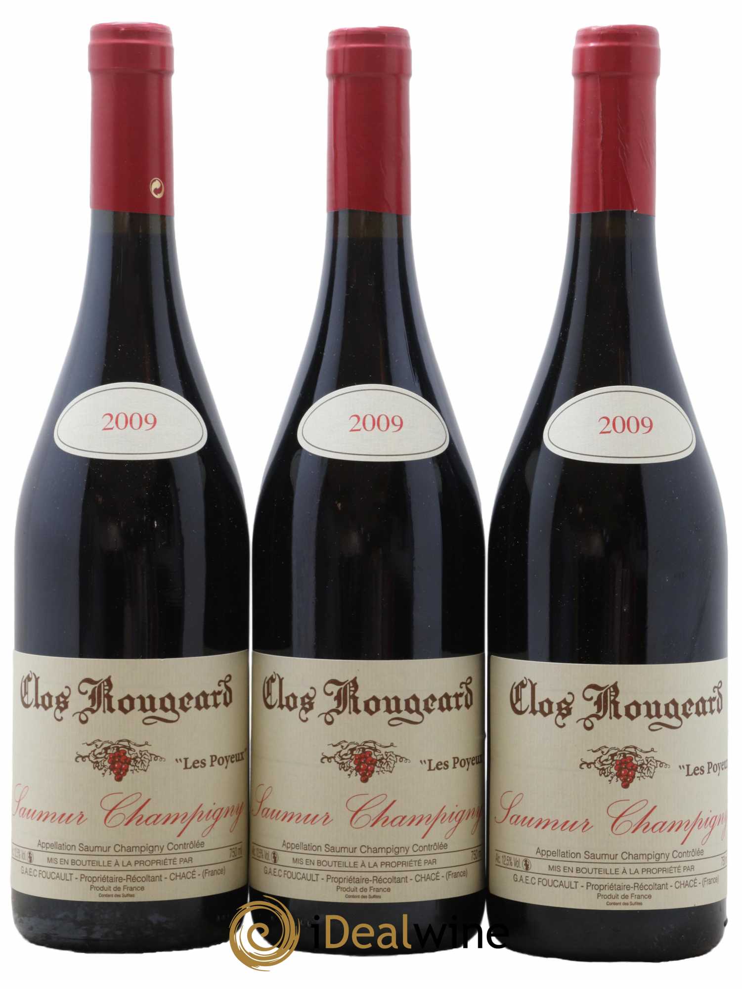 Saumur-Champigny Les Poyeux Clos Rougeard 2009 - Lot de 3 bouteilles - 0