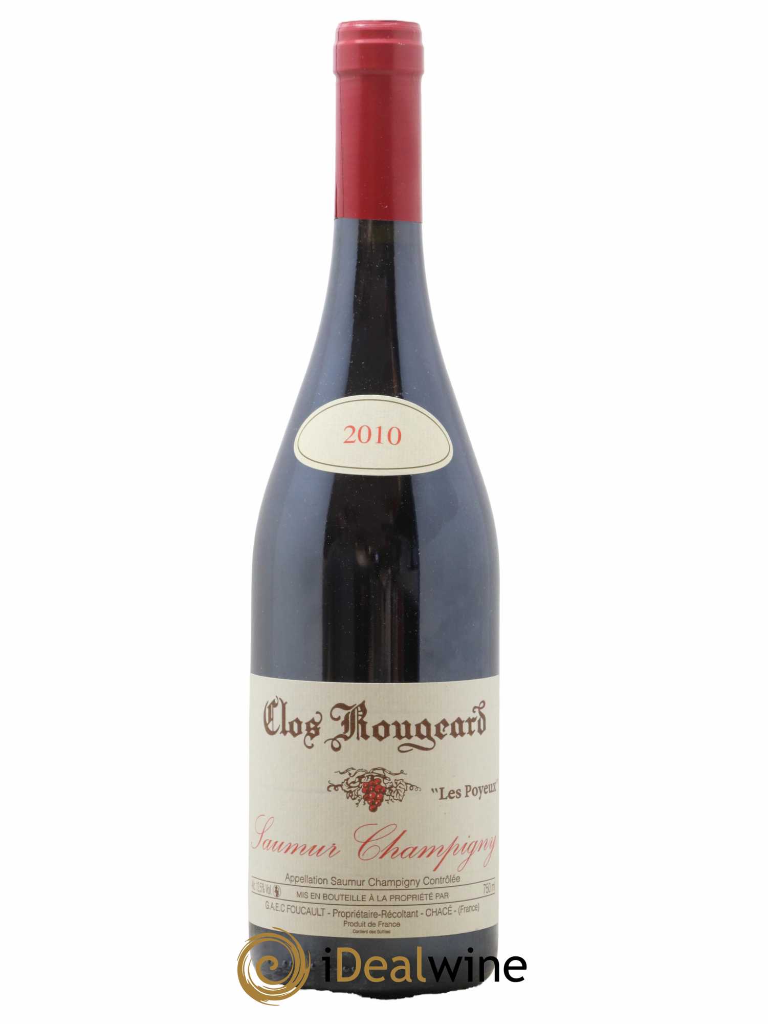 Saumur-Champigny Les Poyeux Clos Rougeard 2010 - Lot de 1 bouteille - 0