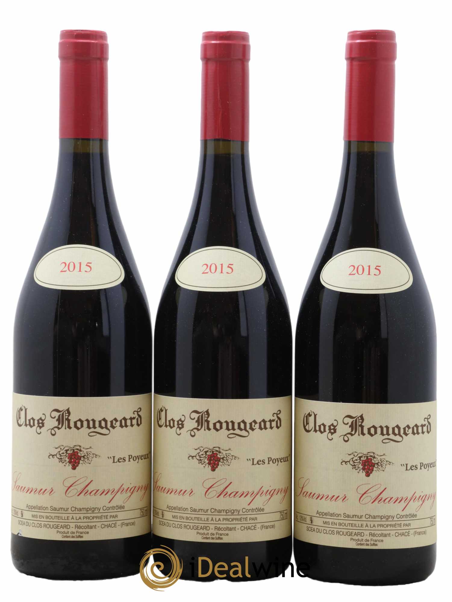Saumur-Champigny Les Poyeux Clos Rougeard 2015 - Lot de 3 bouteilles - 0