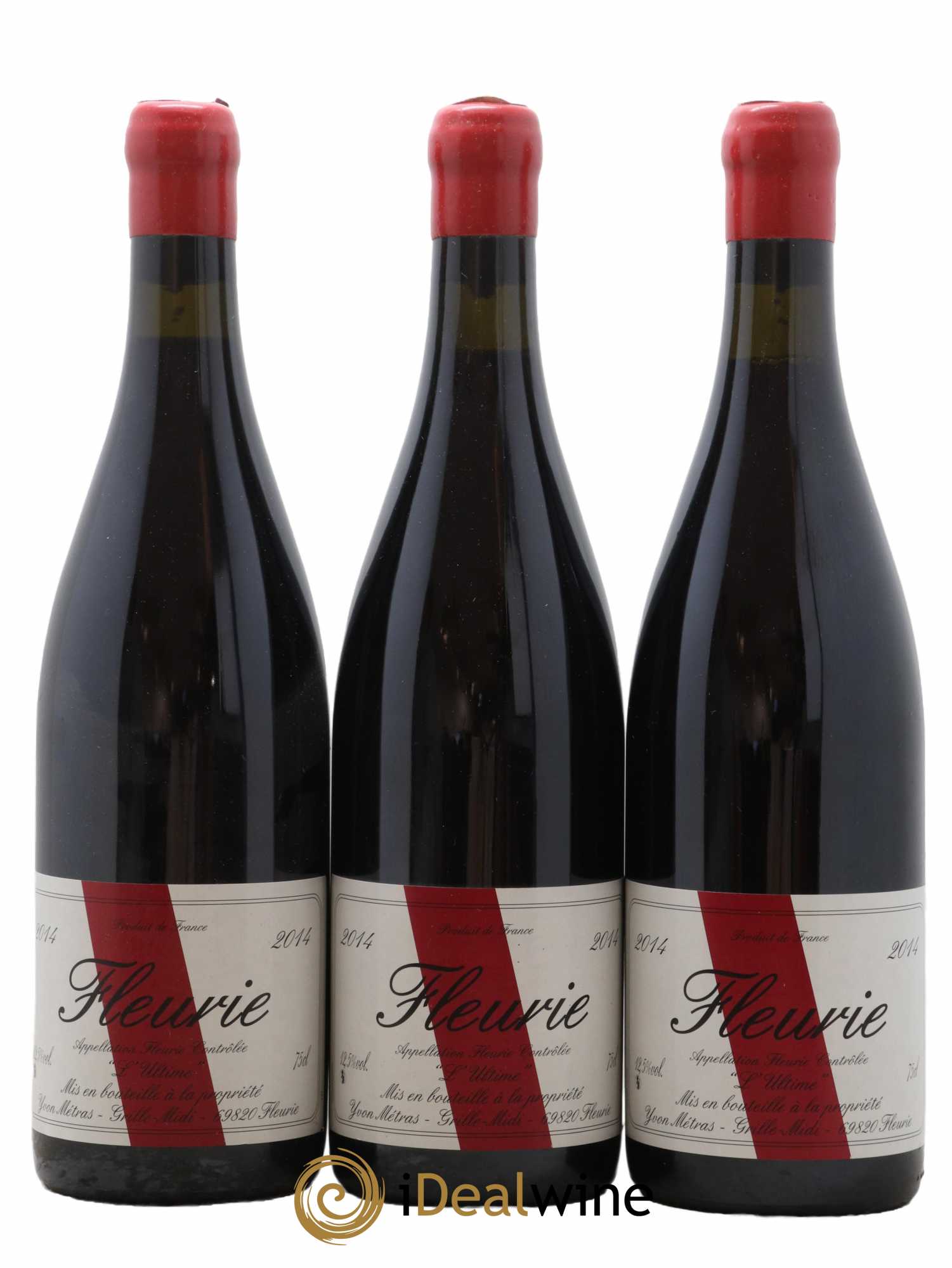Fleurie l'Ultime Yvon Métras 2014 - Lot de 3 bouteilles - 0