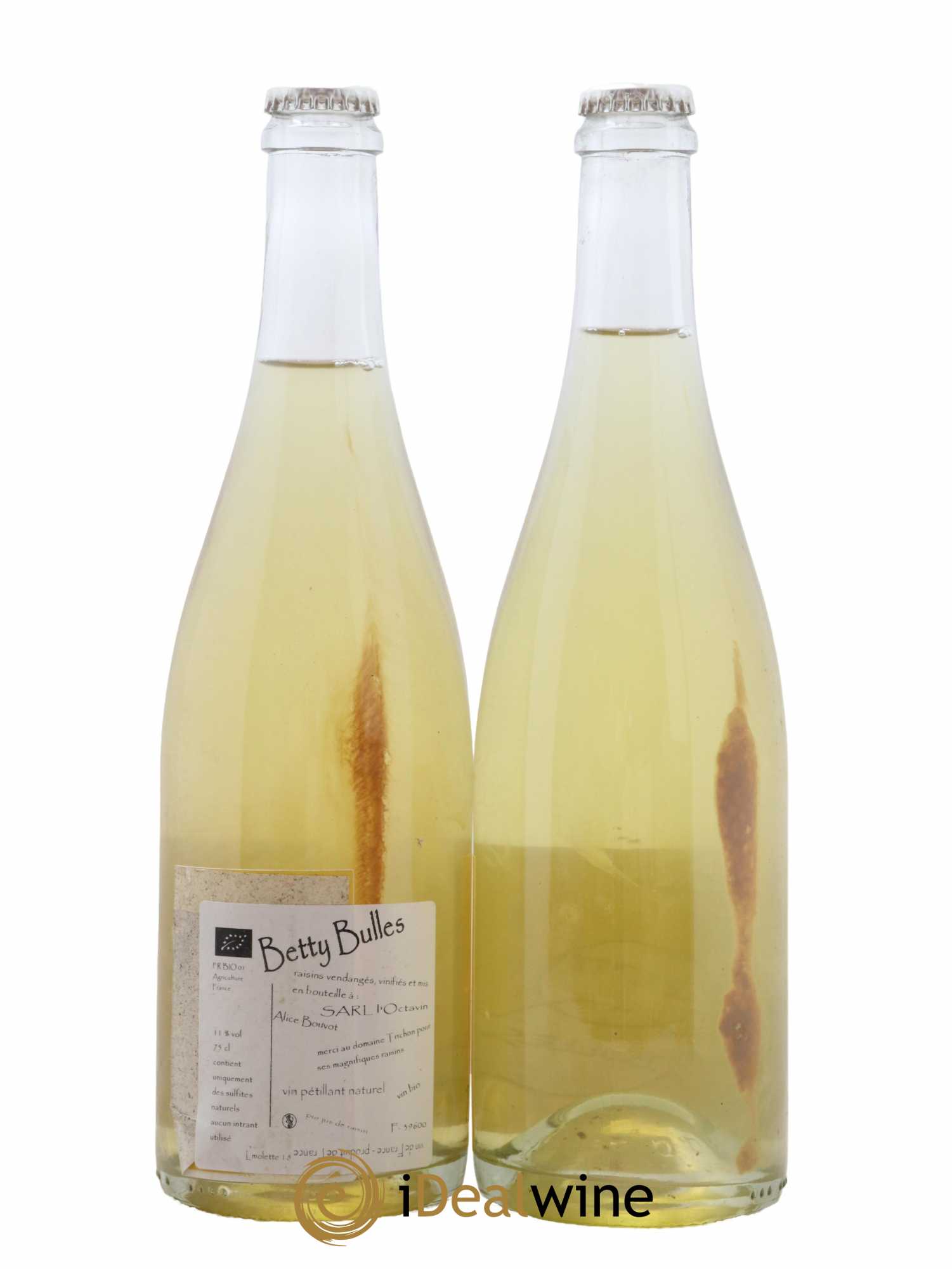 Vin de France Betty Bulles Domaine de l'Octavin 2018 - Lot de 2 bouteilles - 1