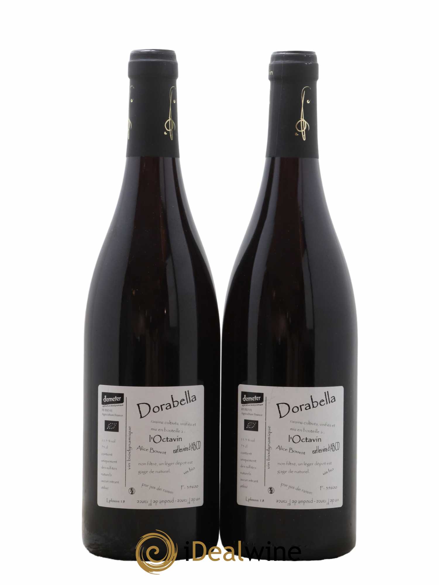 Vin de France Poulsard Dora Bella Domaine de L'Octavin - Alice Bouvot 2018 - Lotto di 2 bottiglie - 1