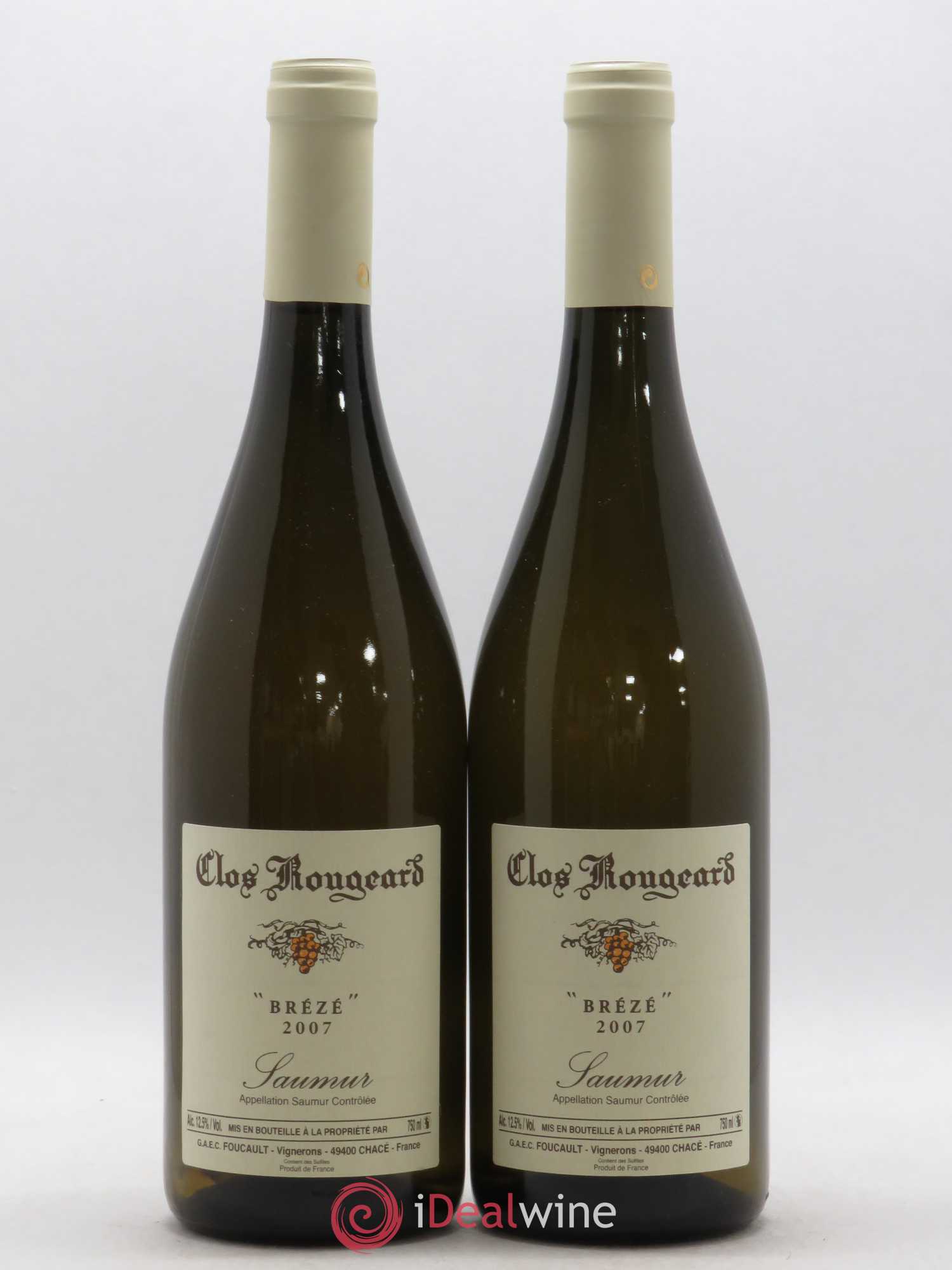 Saumur Brézé Clos Rougeard 2007 - Posten von 2 Flaschen - 0