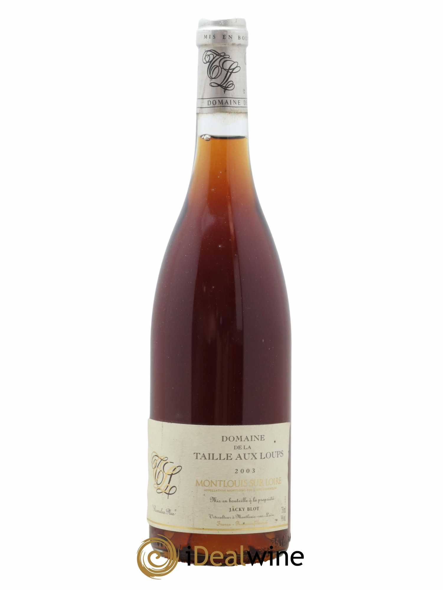 Montlouis-sur-Loire Romulus Plus La Taille aux Loups 2003 - Lot de 1 bouteille - 0