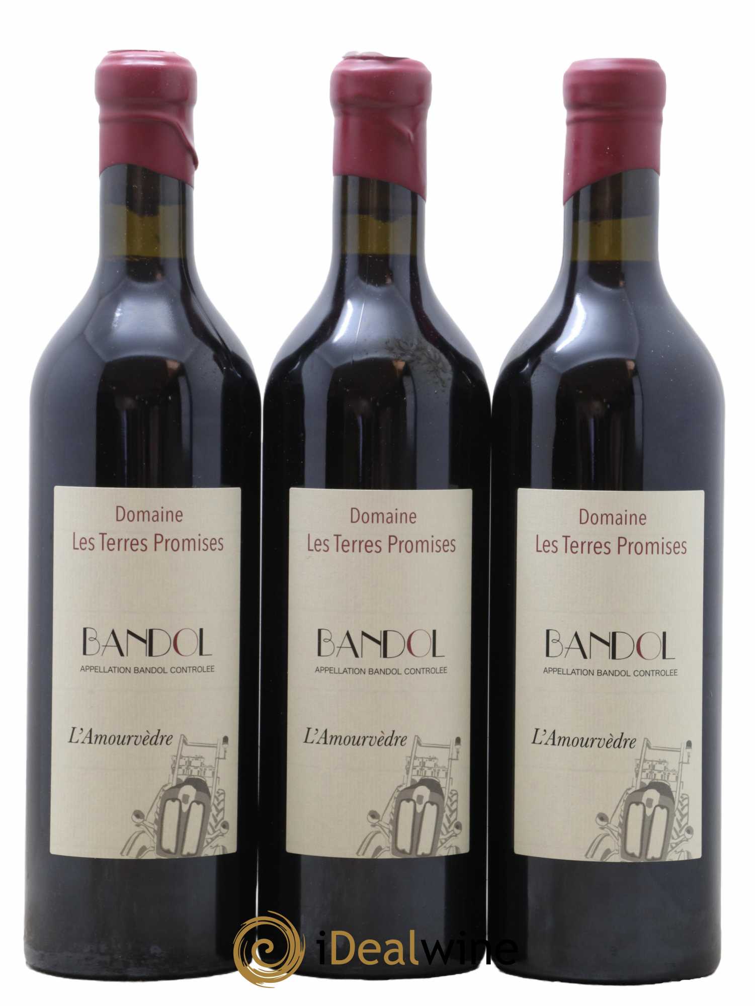 Bandol L'Amourvèdre Les Terres Promises 2012 - Lot de 3 bouteilles - 0