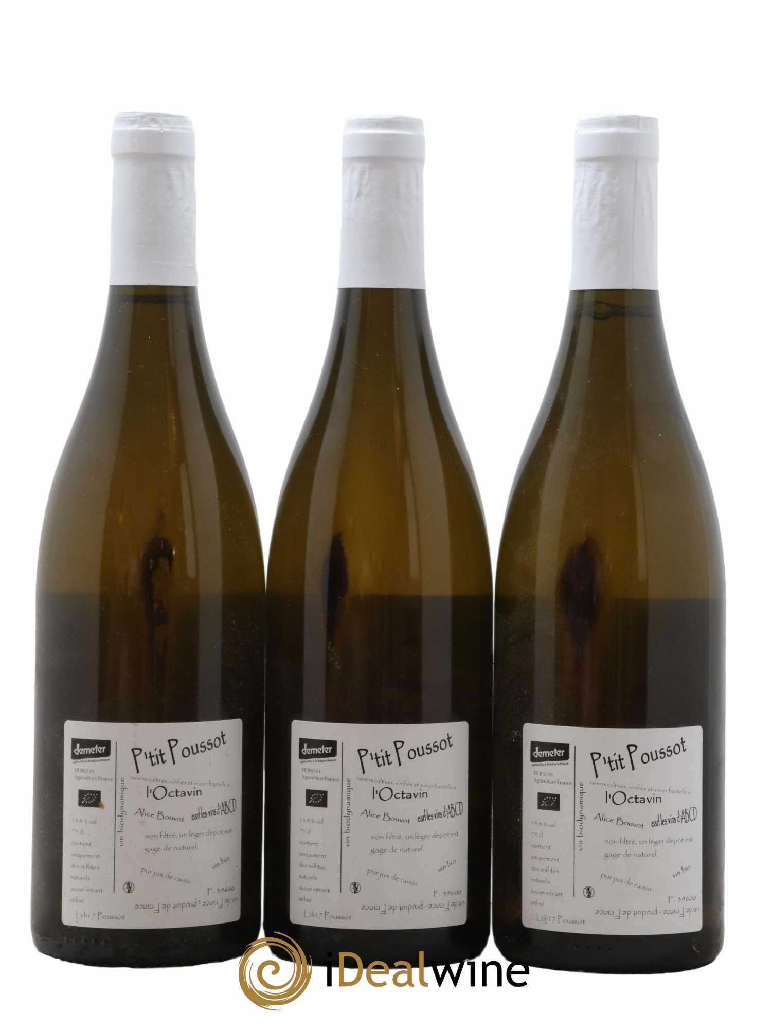 Vin de France Ptit Poussot Chardo Domaine de l'Octavin 2017 - Lot de 3 bouteilles - 1