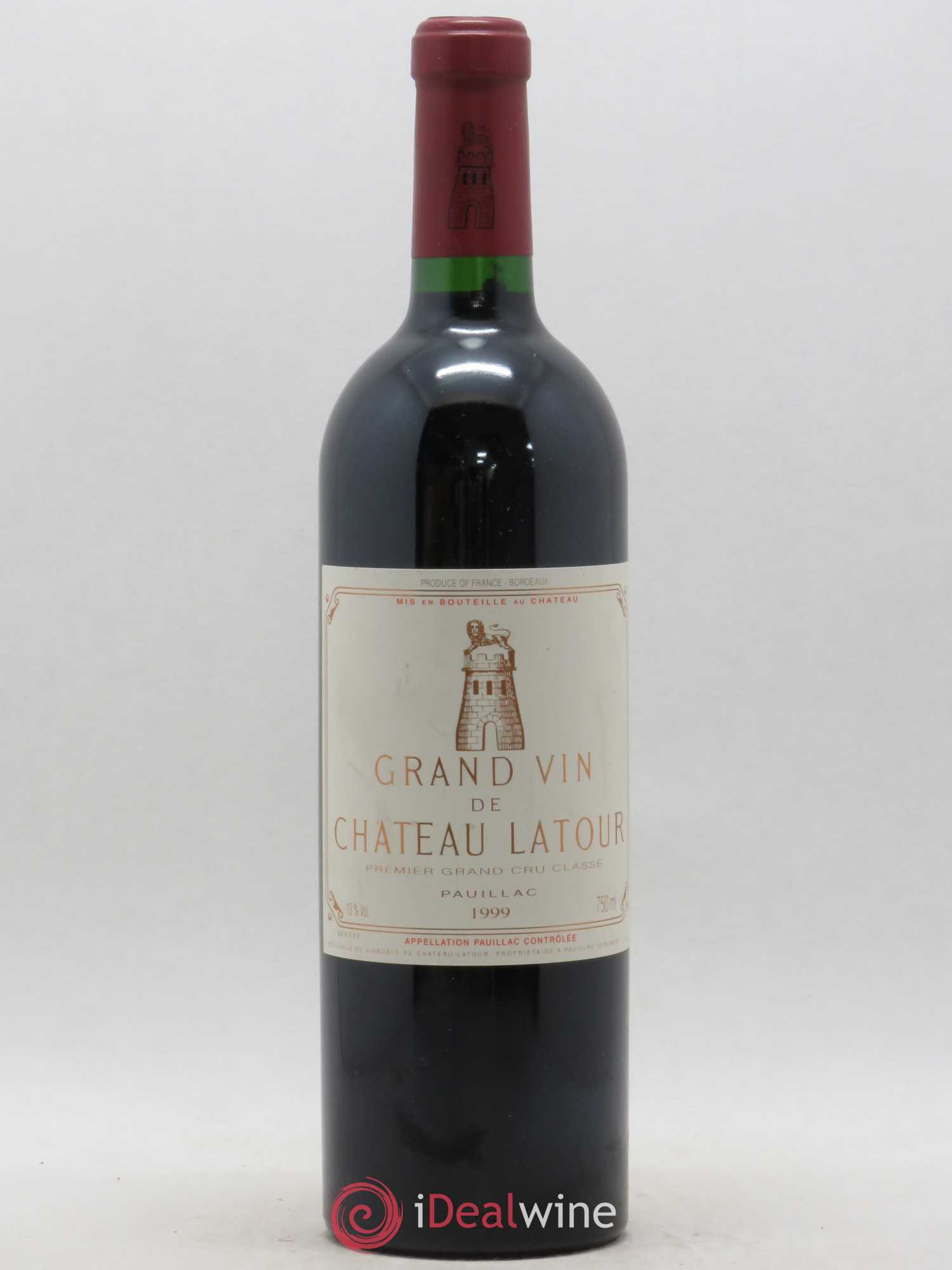 Château Latour 1er Grand Cru Classé 1999 - Lot de 1 bouteille - 0