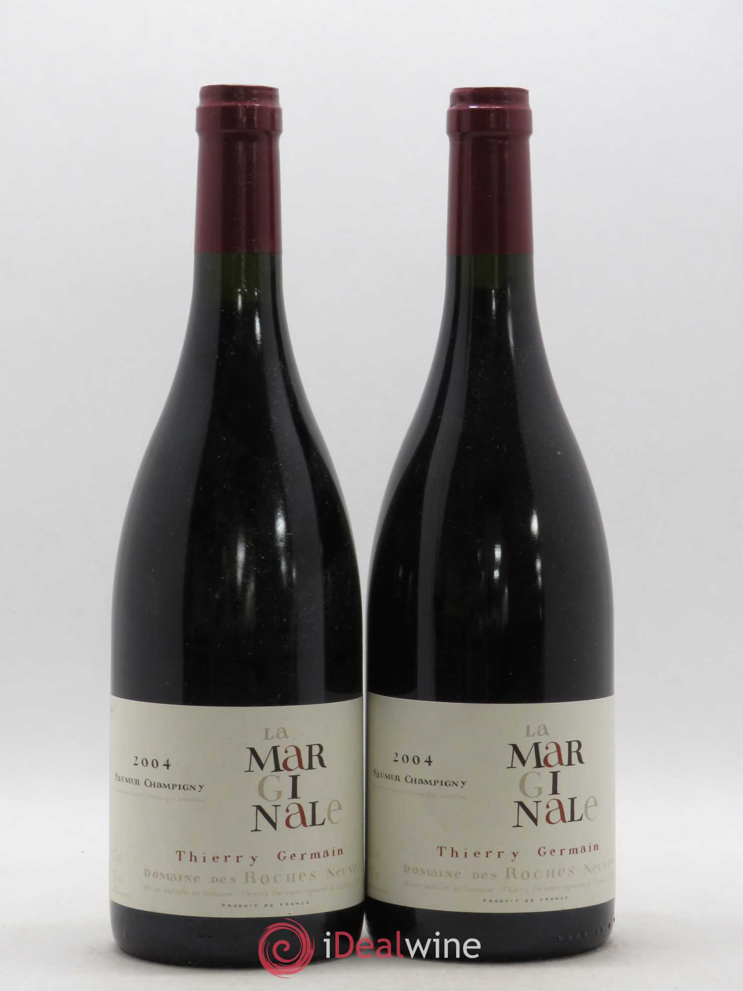 Saumur-Champigny La Marginale Domaine des Roches Neuves - Thierry Germain 2004 - Lot de 2 bouteilles - 0