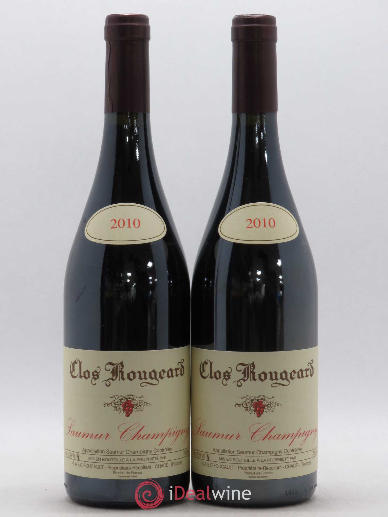 Saumur-Champigny Clos Rougeard 2010 - Lot de 2 bouteilles - 0
