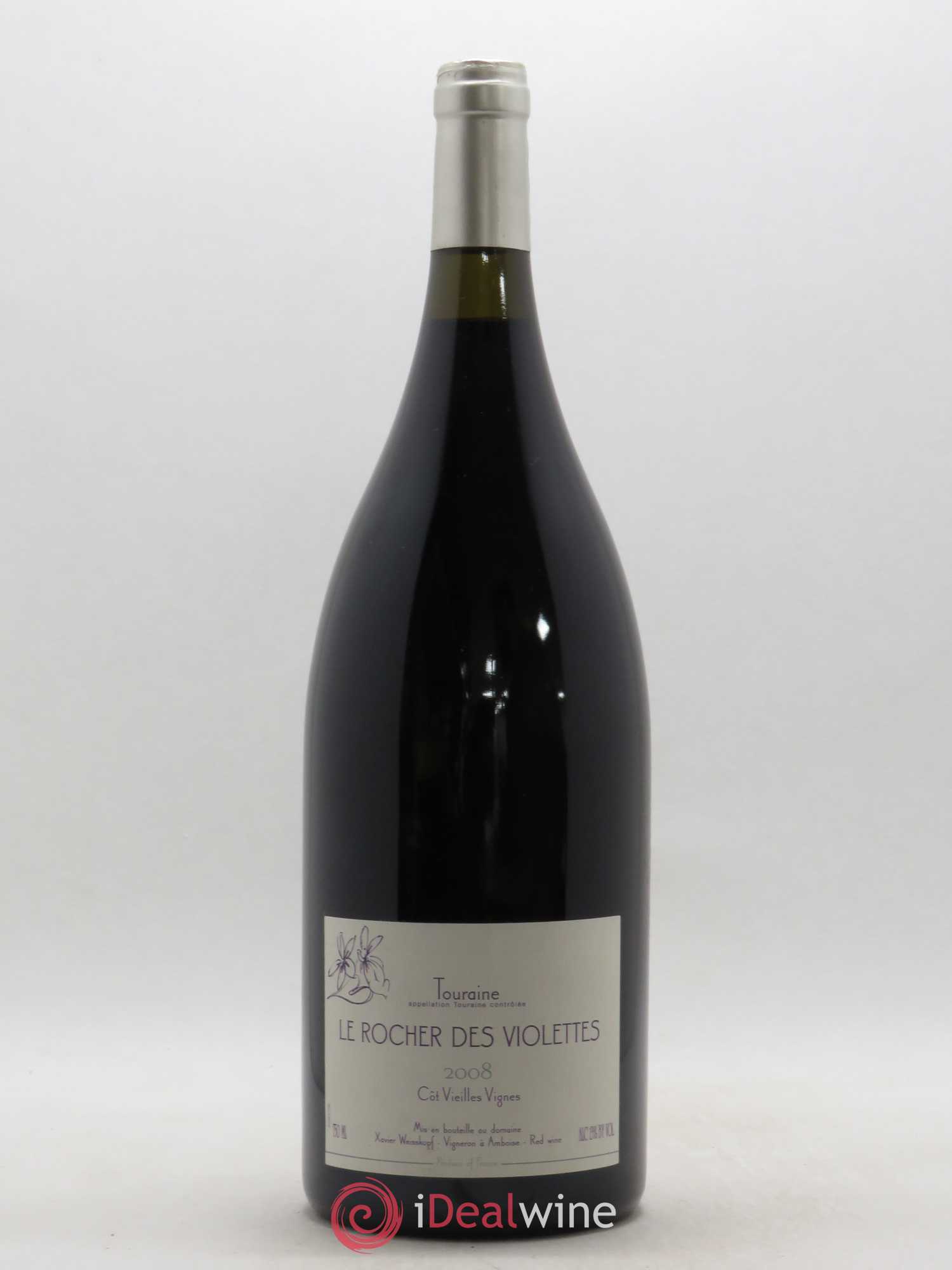 Touraine Vieilles Vignes de Côt Le Rocher des Violettes 2008 - Lot de 1 magnum - 0