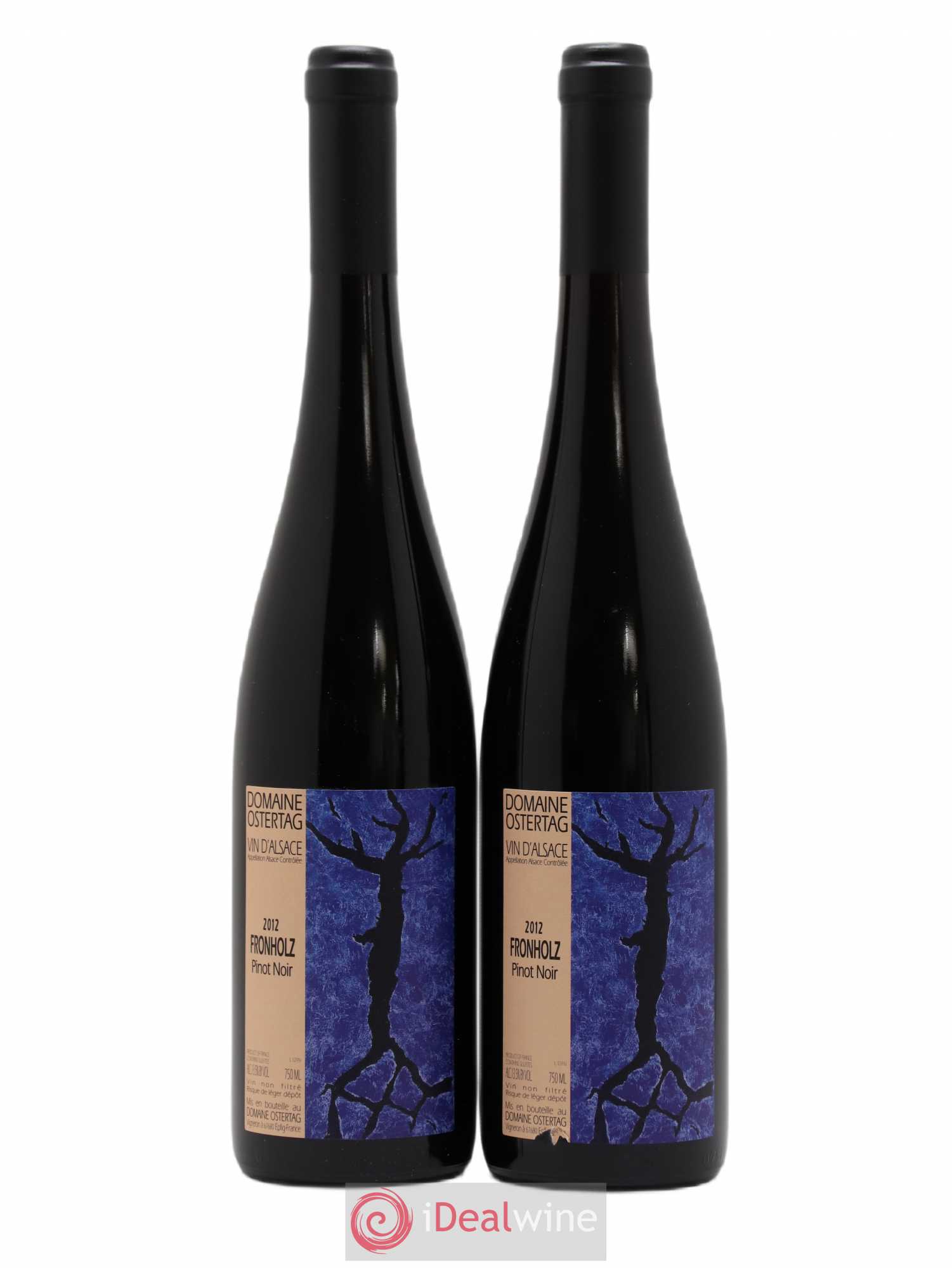 Alsace Pinot Noir Fronholz Ostertag (Domaine) 2012 - Lot de 2 bouteilles - 0