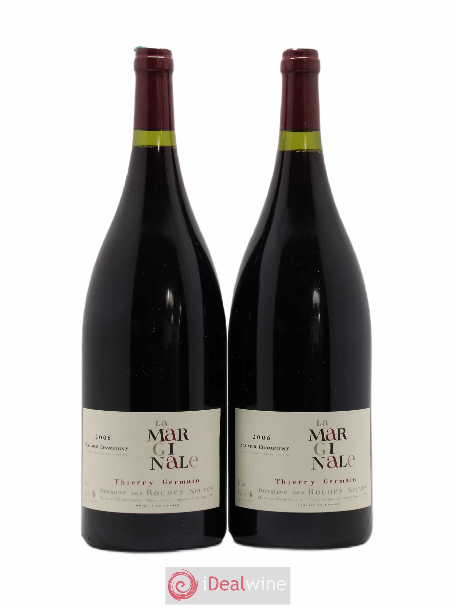 Saumur-Champigny La Marginale Domaine des Roches Neuves - Thierry Germain (sans prix de réserve) 2006 - Lot de 2 magnums - 0