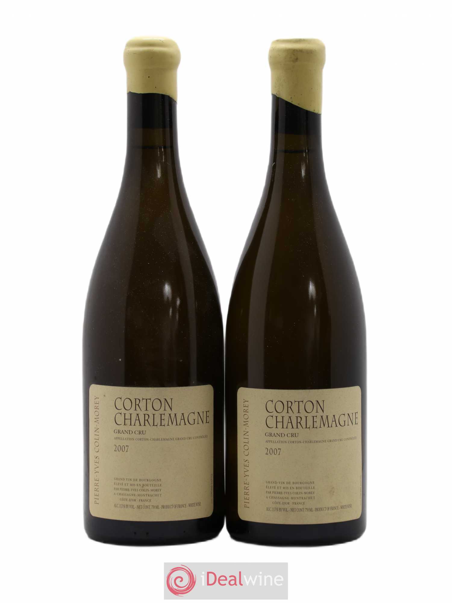Corton-Charlemagne Grand Cru Pierre-Yves Colin Morey 2007 - Lot de 2 bouteilles - 0