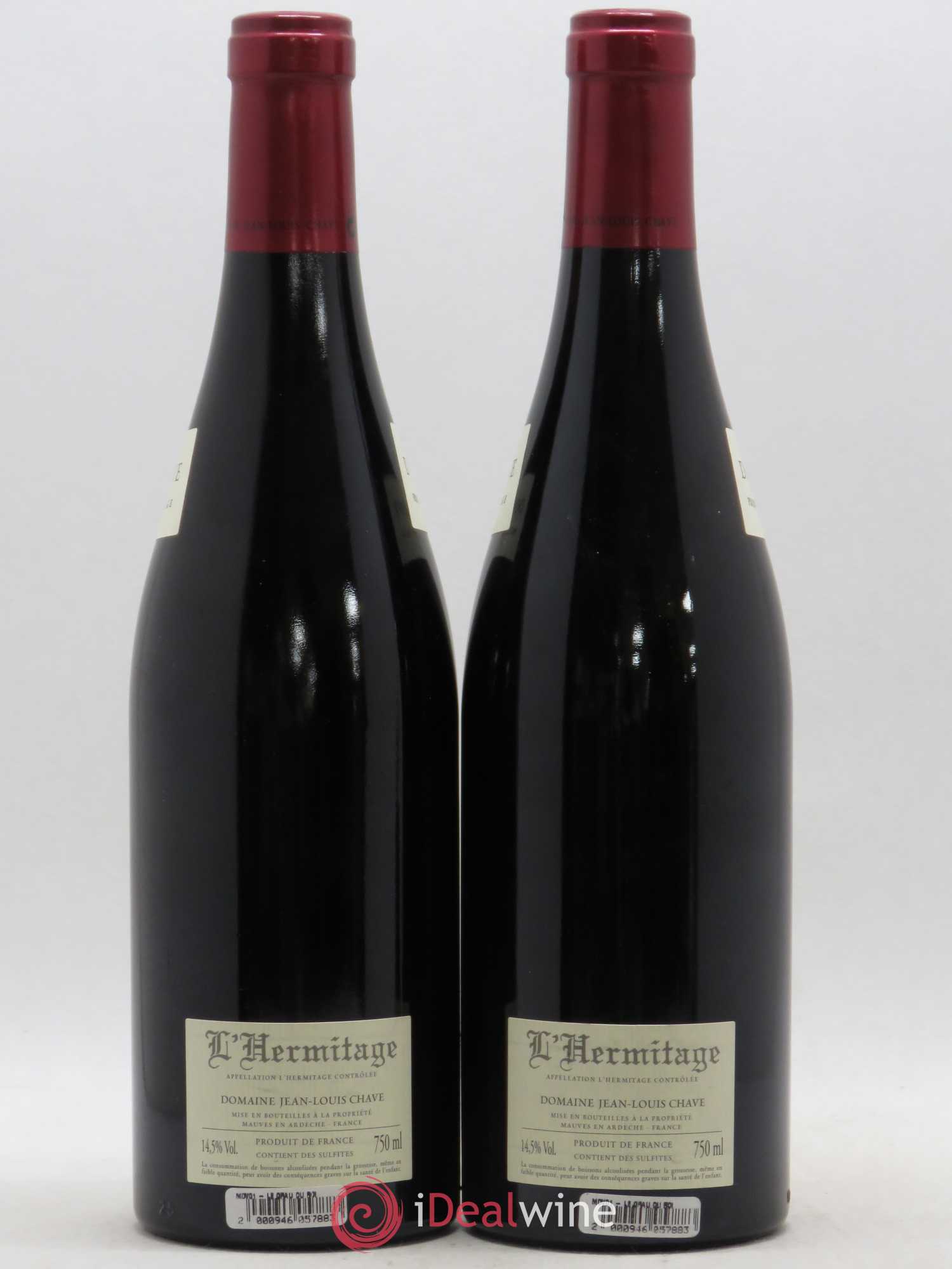 Hermitage Jean-Louis Chave 2010 - Lot de 2 bouteilles - 1