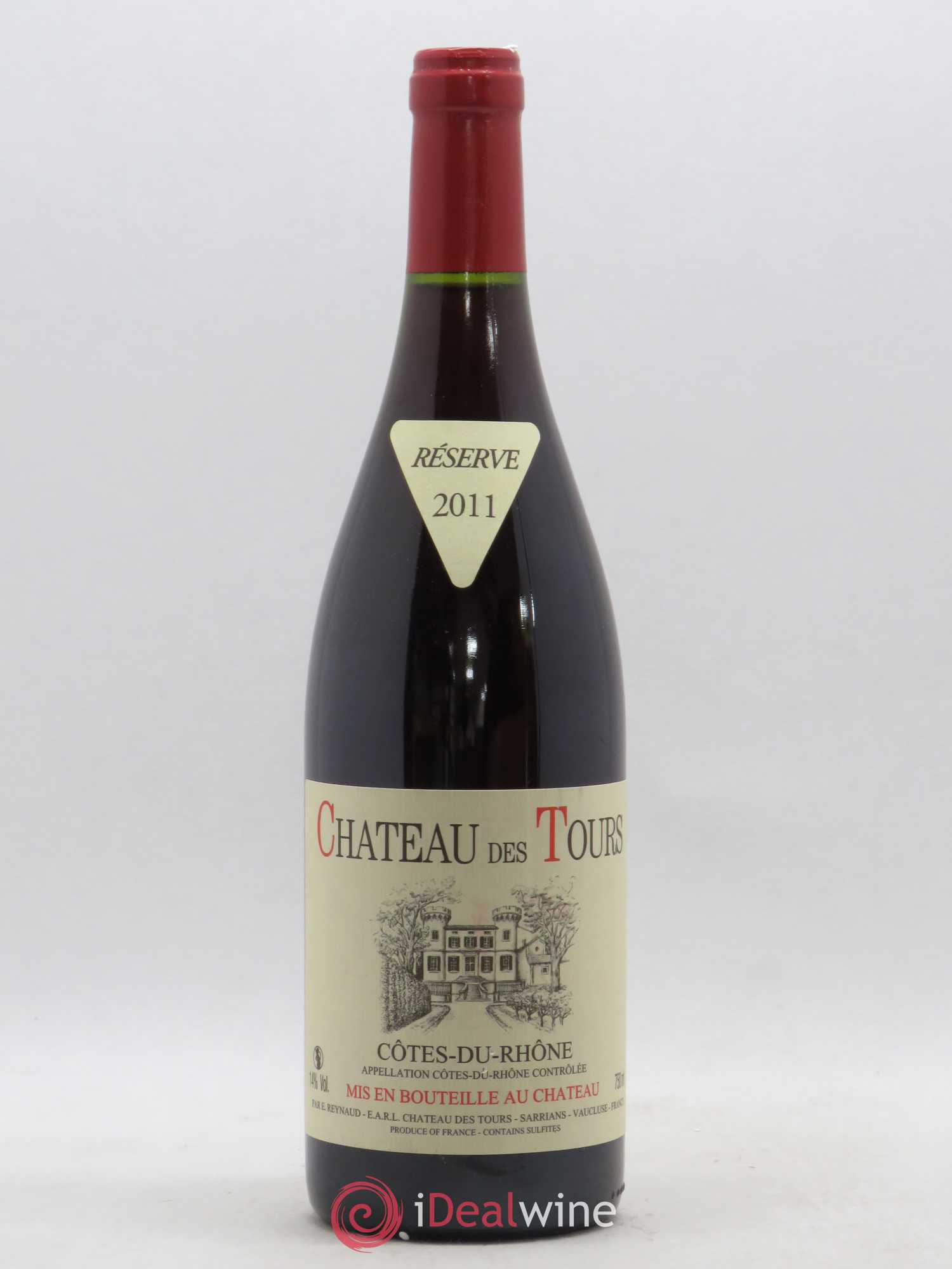 Côtes-du-Rhône Château des Tours Emmanuel Reynaud 2011 - Lot de 1 bouteille - 0