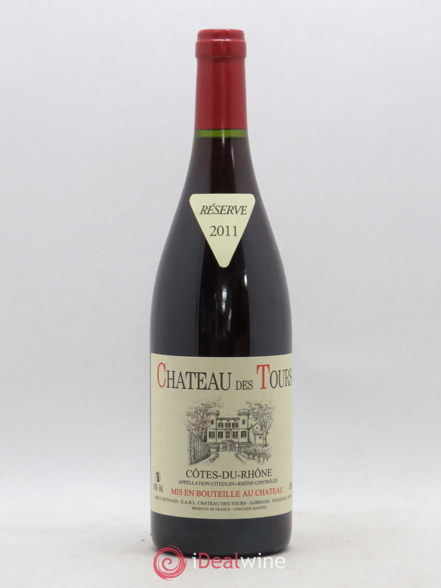 Côtes-du-Rhône Château des Tours Emmanuel Reynaud 2011 - Lot de 1 bouteille - 0