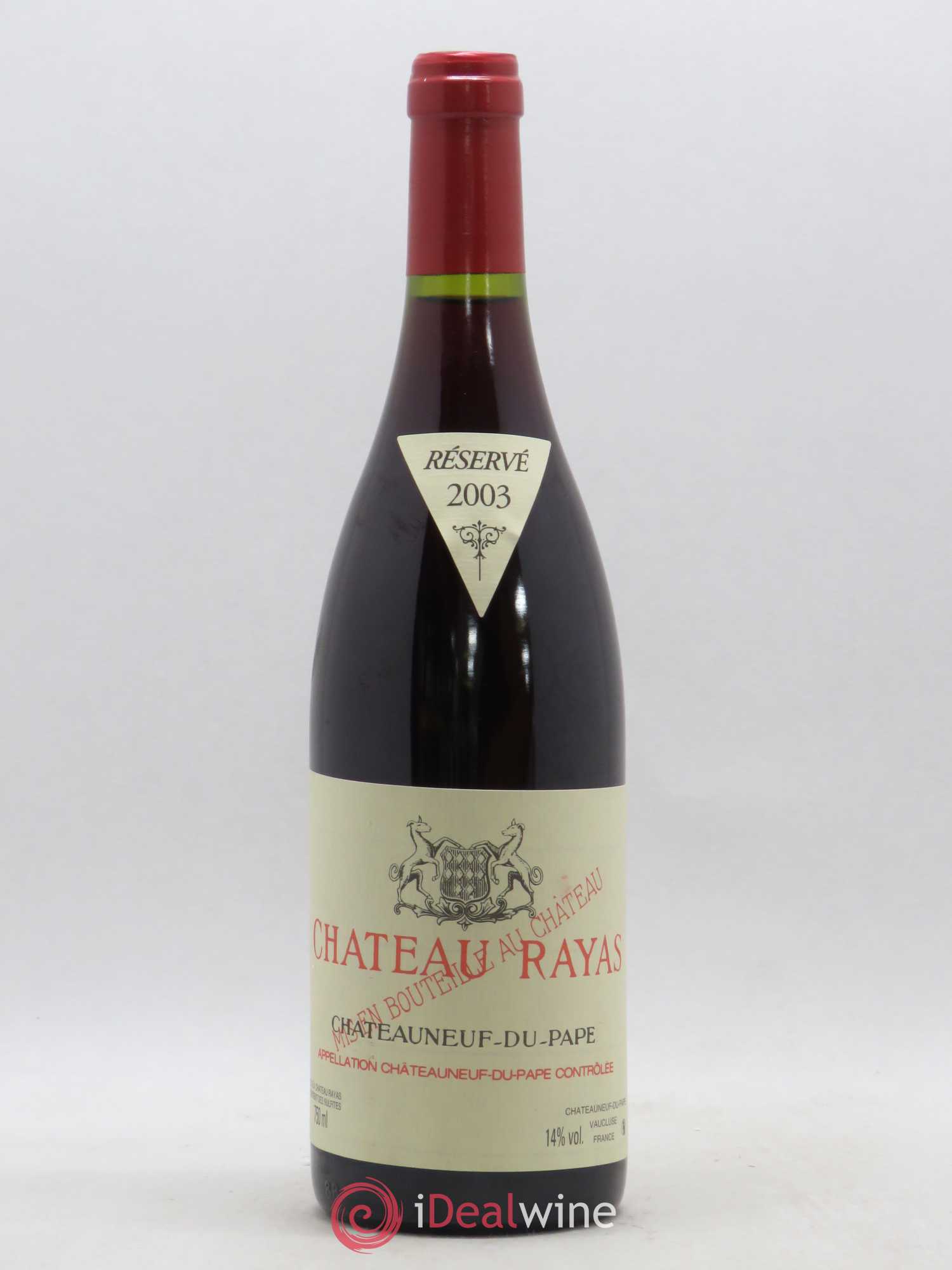 Châteauneuf-du-Pape Château Rayas Emmanuel Reynaud 2003 - Lot de 1 bouteille - 0