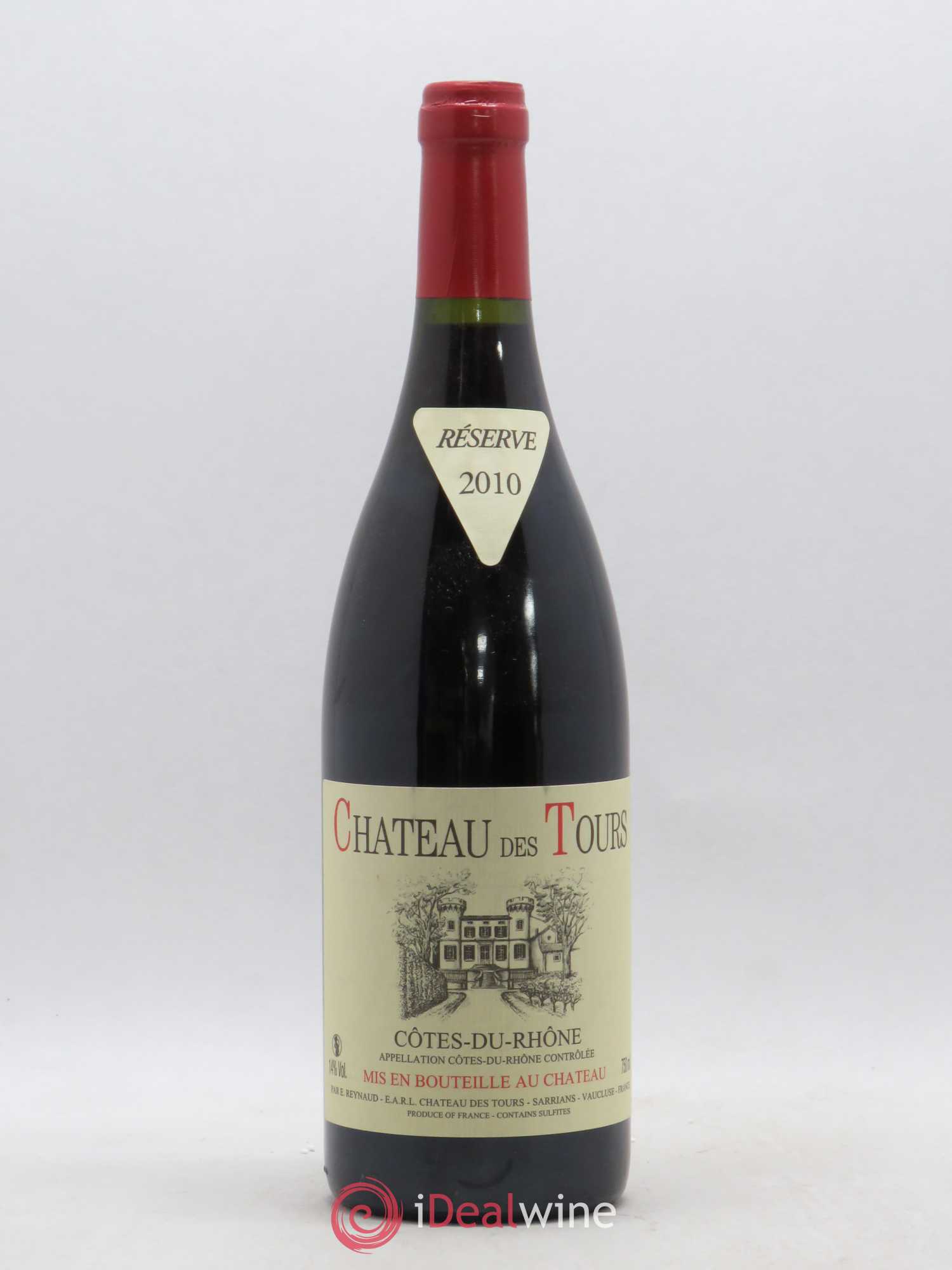 Côtes-du-Rhône Château des Tours Emmanuel Reynaud 2010 - Lot de 1 bouteille - 0