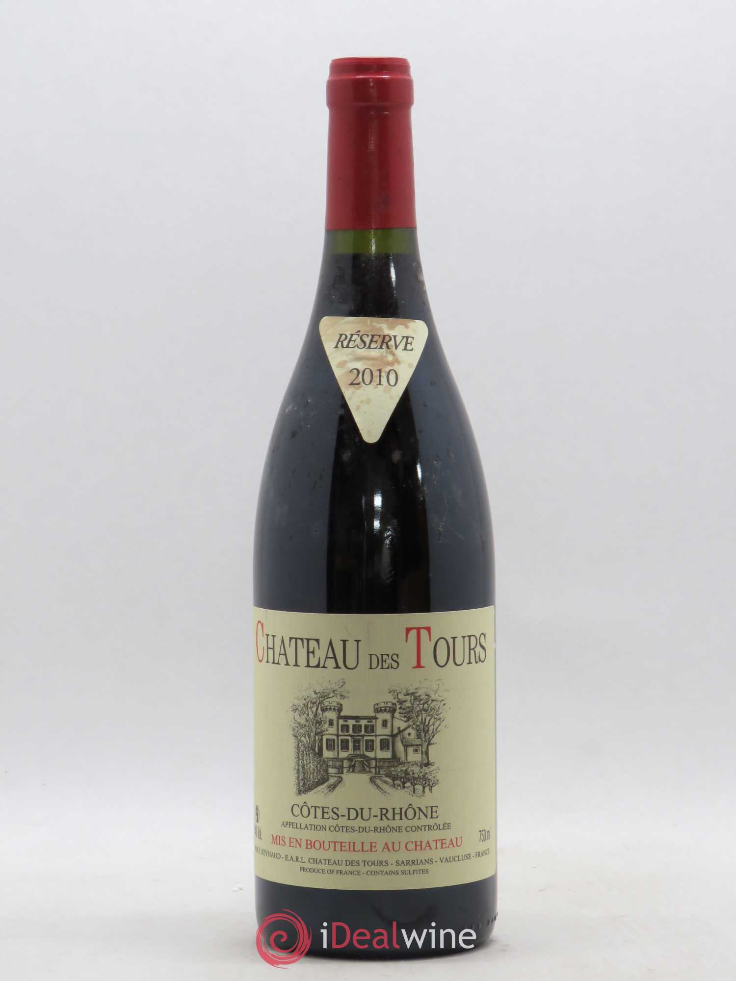 Côtes-du-Rhône Château des Tours Emmanuel Reynaud 2010 - Lot de 1 bouteille - 0