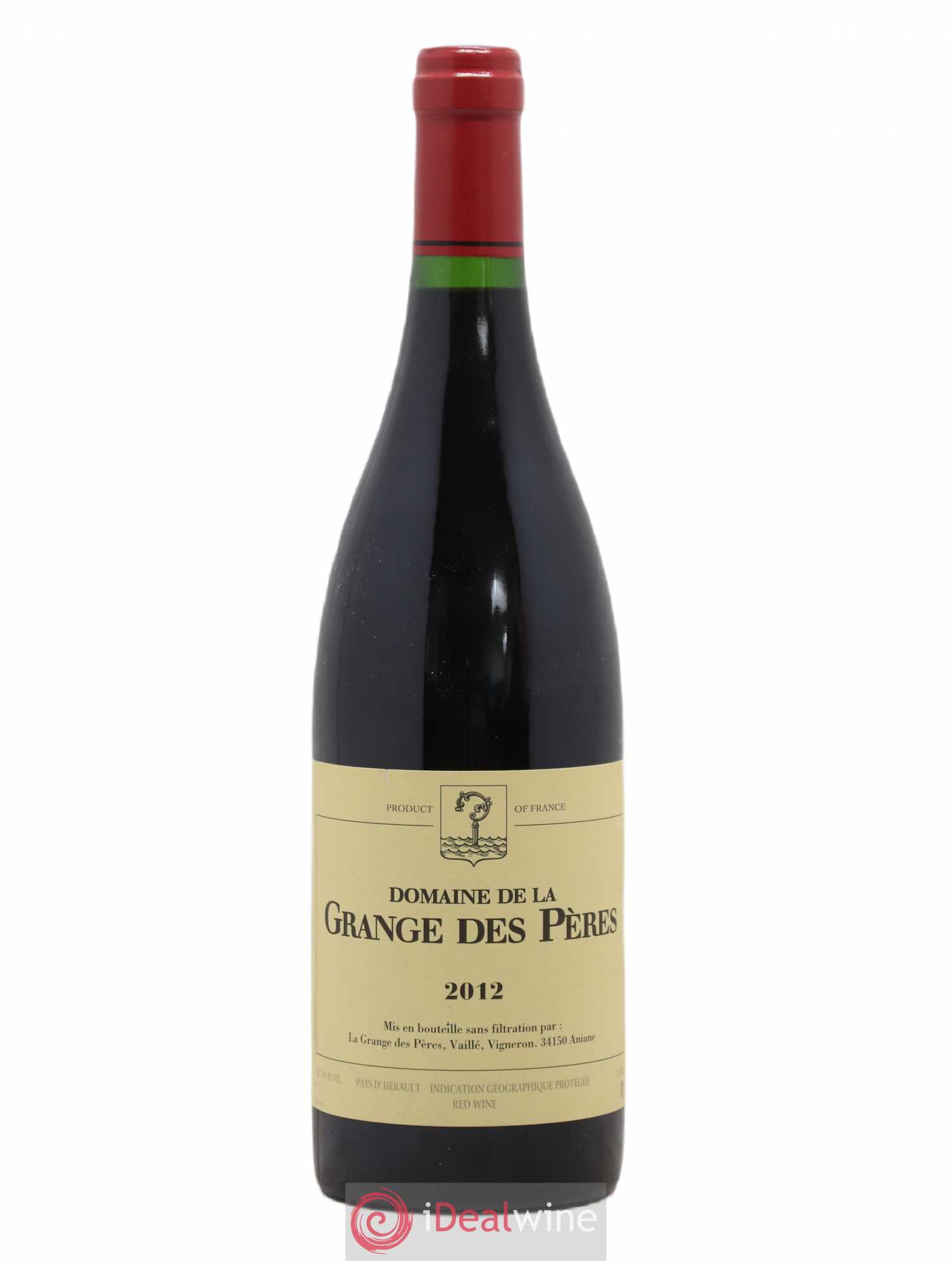 Pays d'Hérault Grange des Pères Laurent Vaillé 2012 - Lot de 1 bouteille - 0