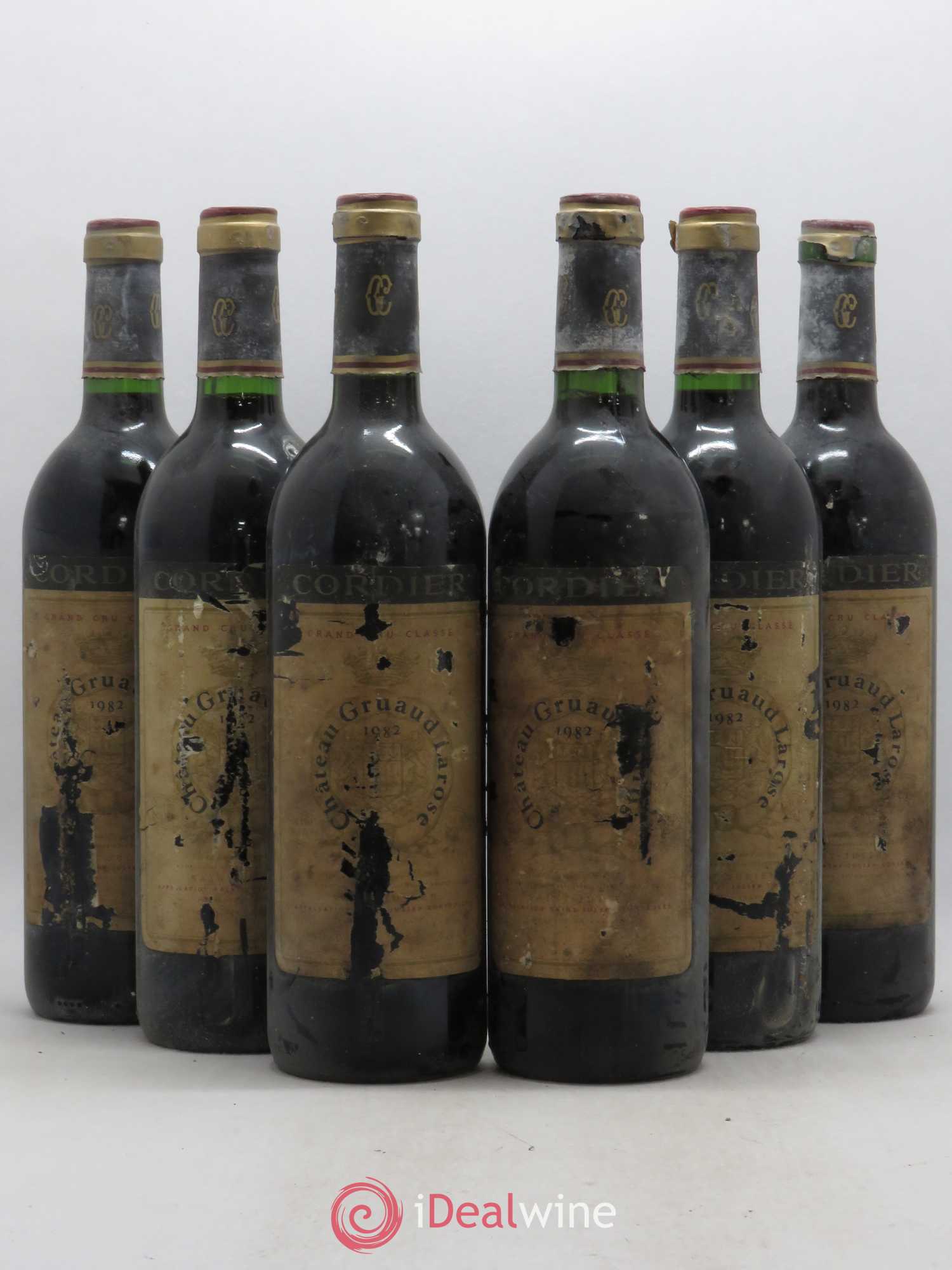 Château Gruaud Larose 2ème Grand Cru Classé 1982 - Lot de 6 bouteilles - 0