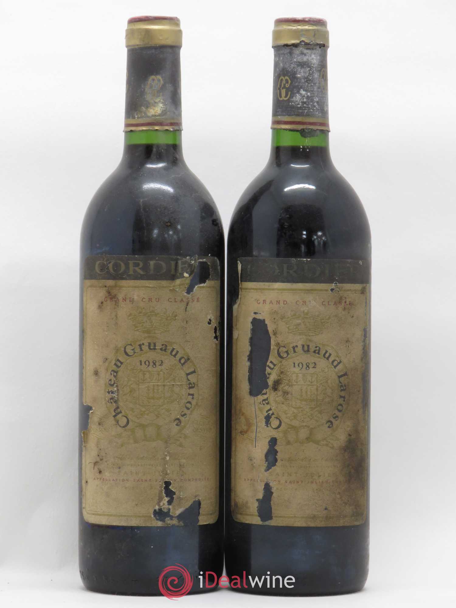 Château Gruaud Larose 2ème Grand Cru Classé 1982 - Lot de 2 bouteilles - 0