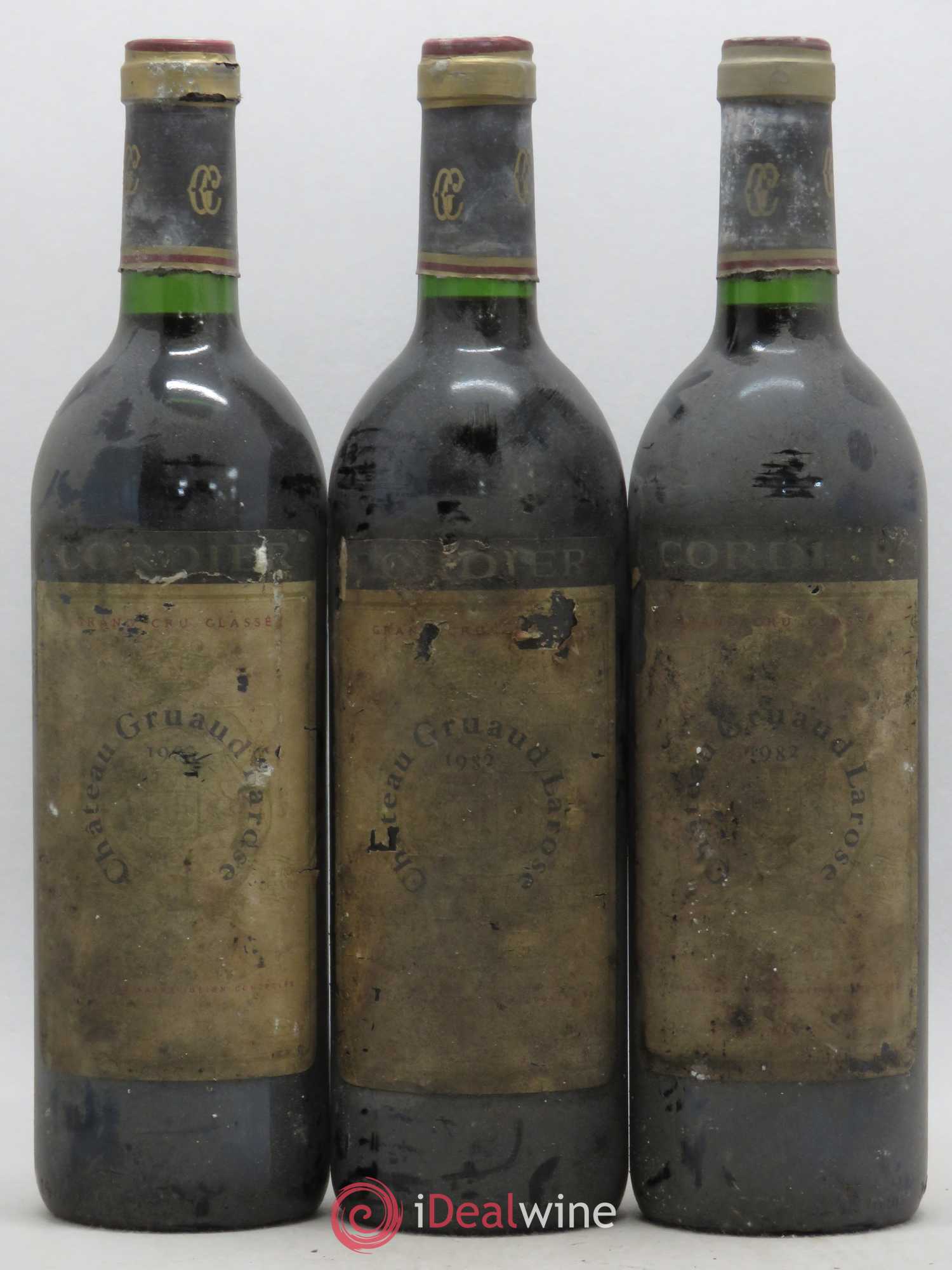 Château Gruaud Larose 2ème Grand Cru Classé 1982 - Lot de 3 bouteilles - 0