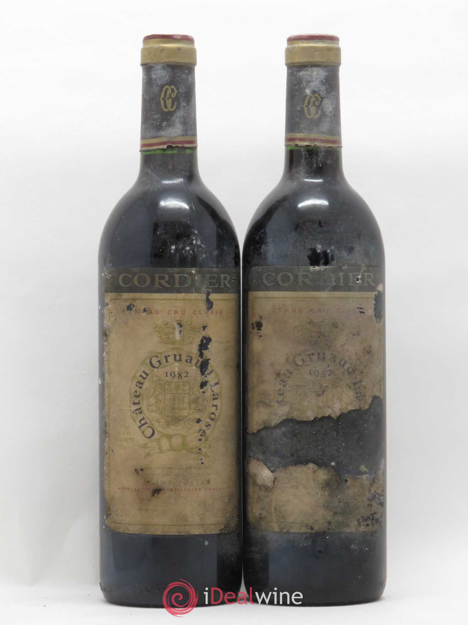 Château Gruaud Larose 2ème Grand Cru Classé 1982 - Lot de 2 bouteilles - 0