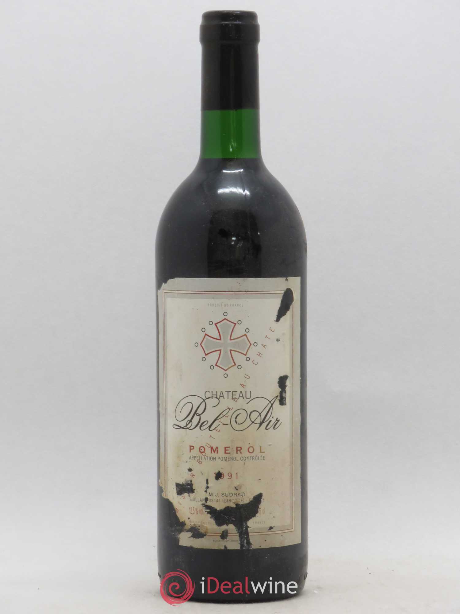 Château Bel Air 1991 - Lot de 1 bouteille - 0