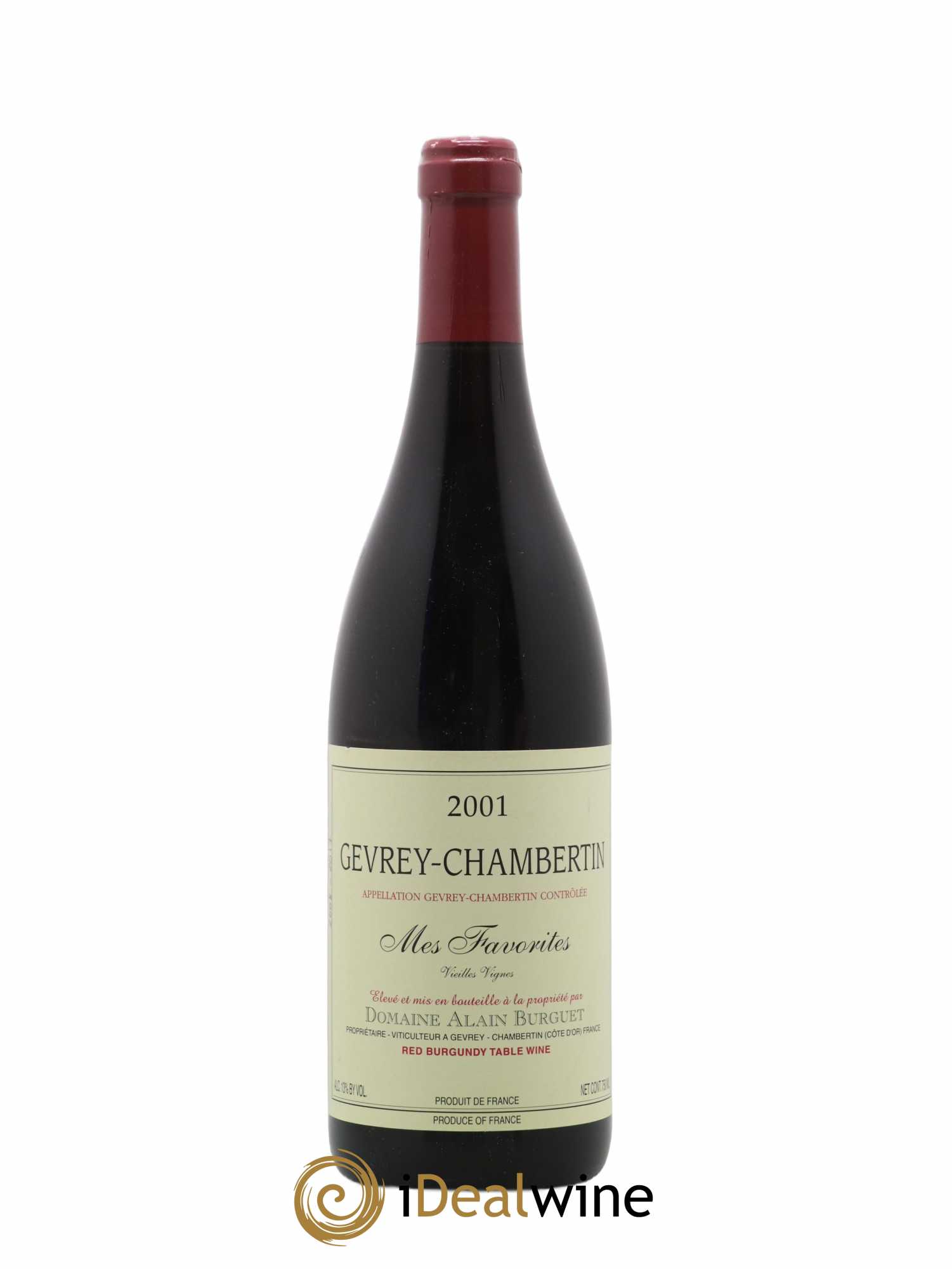 Gevrey-Chambertin Mes Favorites Domaine Alain Burguet 2001 - Posten von 1 Flasche - 0