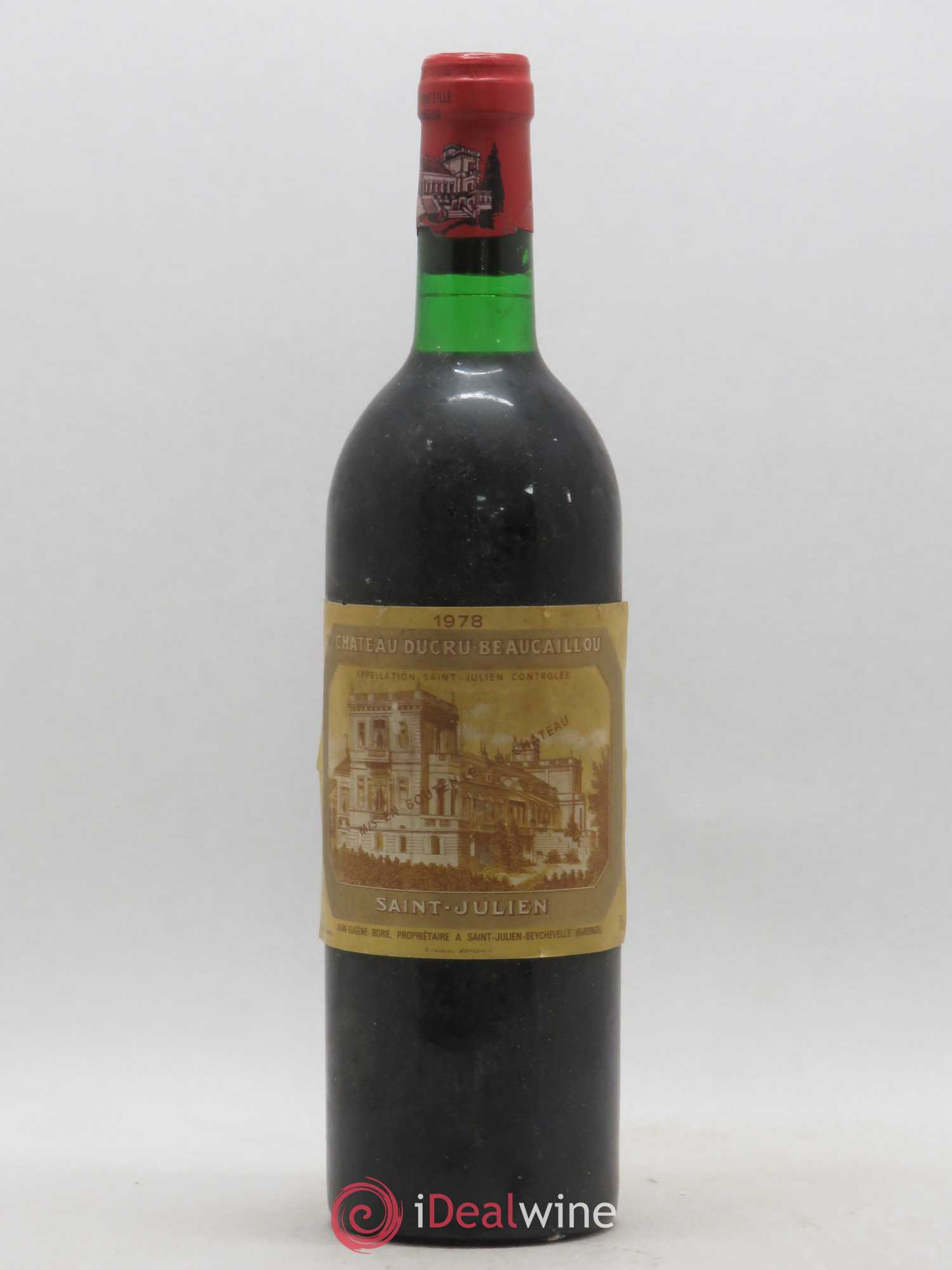 Château Ducru Beaucaillou 2ème Grand Cru Classé 1978 - Lot de 1 bouteille - 0