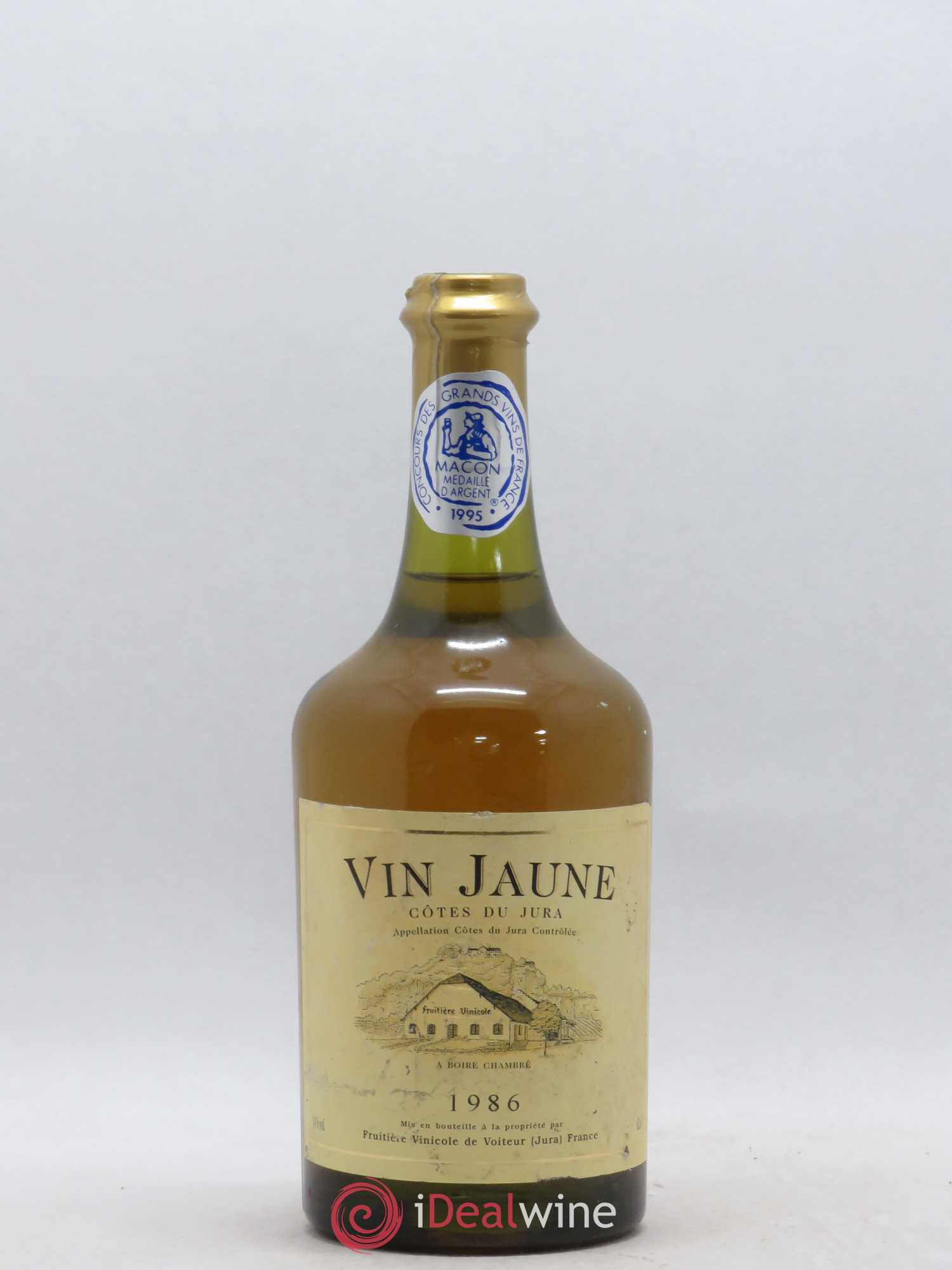 Côtes du Jura Vin Jaune Fruitière Vinicole de Voiteur 1986 - Lot de 1 bouteille - 0