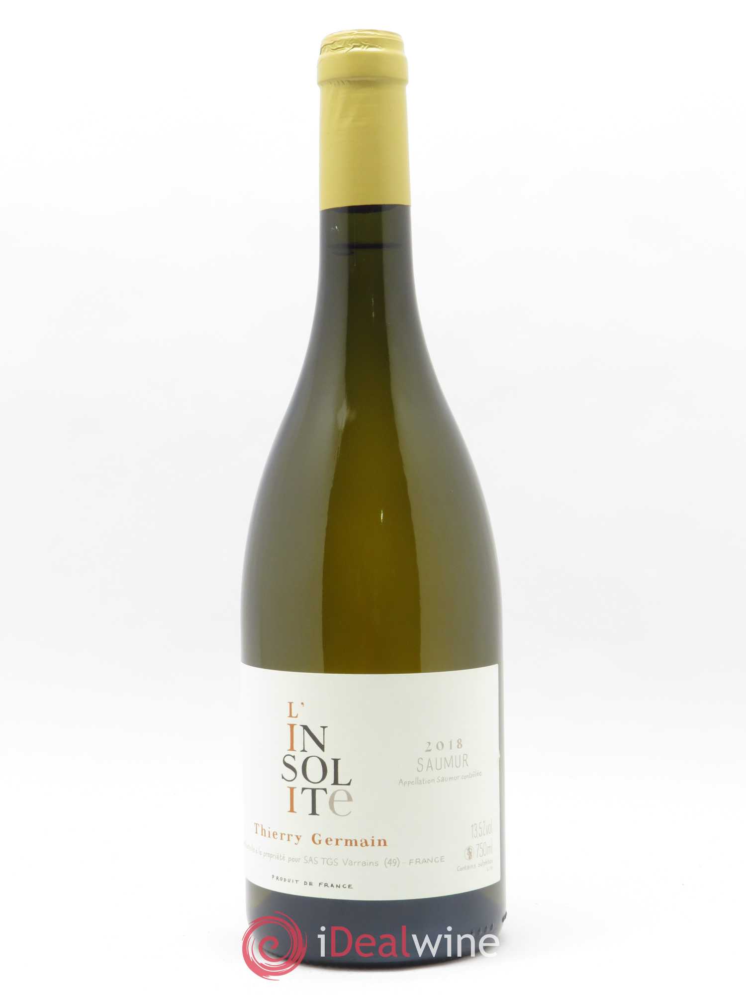 Saumur Insolite Domaine des Roches Neuves - Thierry Germain 2018 - Lot de 1 bouteille - 1