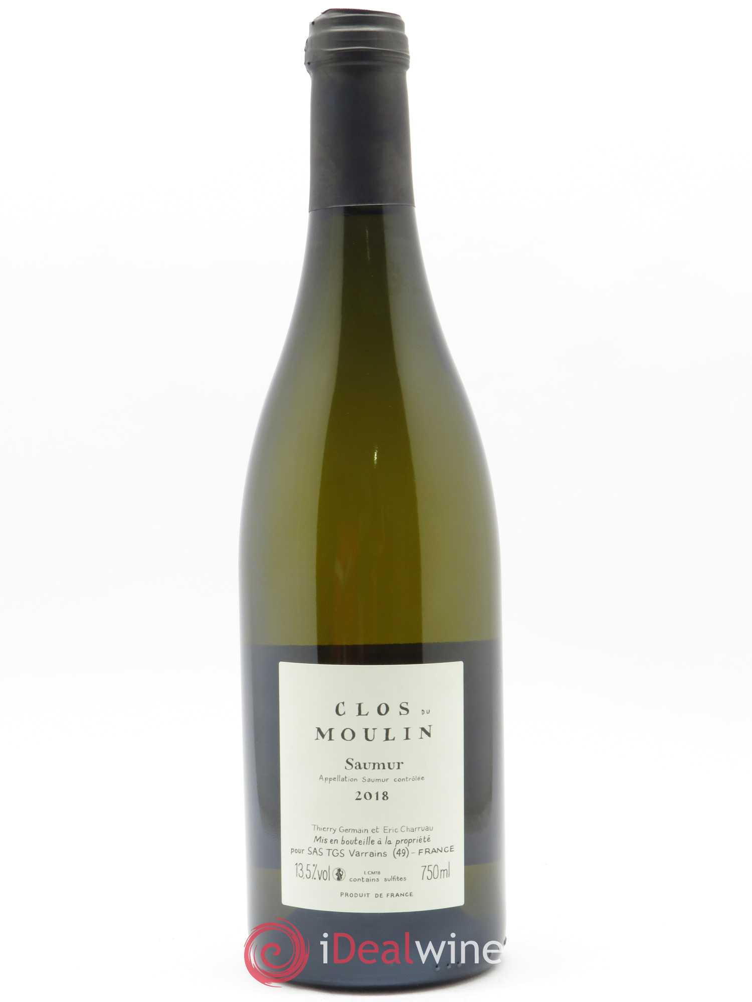 Saumur Clos du Moulin Domaine des Roches Neuves - Thierry Germain 2018 - Lot de 1 bouteille - 1