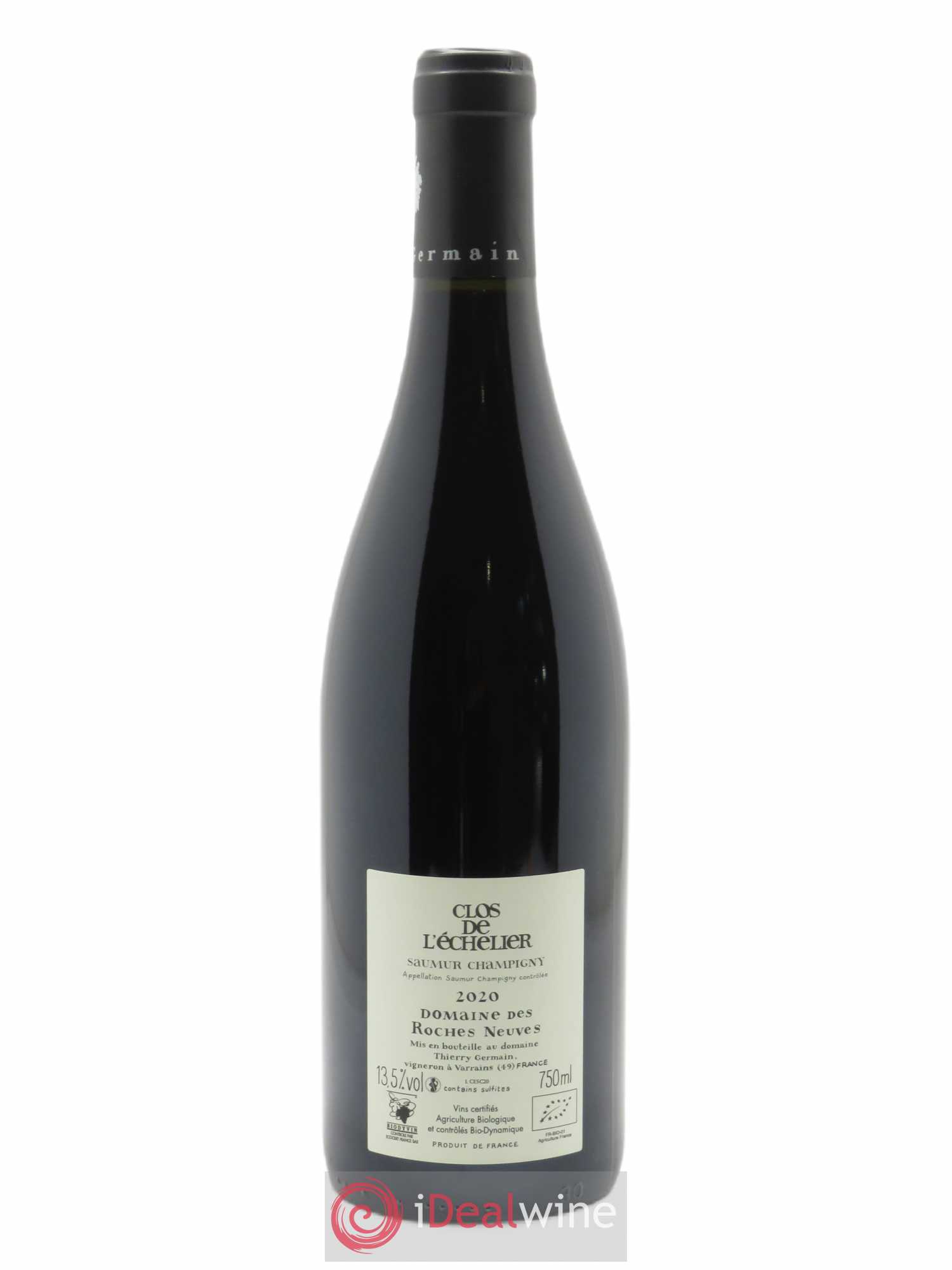 Saumur-Champigny Clos de l'Echelier Domaine des Roches Neuves - Thierry Germain  2020 - Lot of 1 bottle - 1