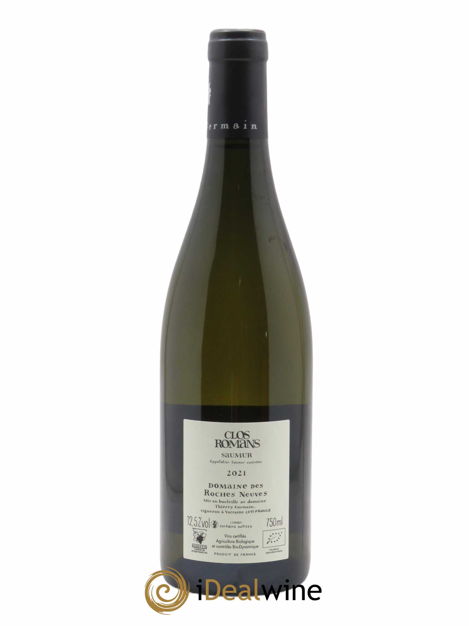 Saumur Clos Romans Domaine des Roches Neuves - Thierry Germain 2021 - Lot of 1 bottle - 1