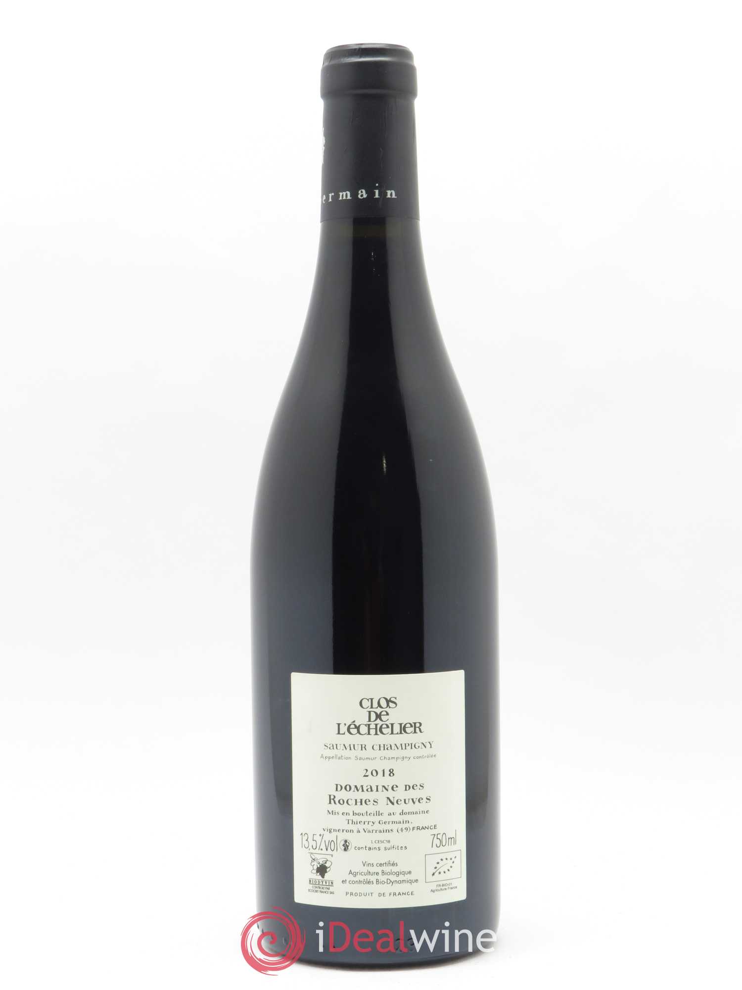 Saumur-Champigny Clos de l'Echelier Domaine des Roches Neuves - Thierry Germain 2018 - Lot de 1 bouteille - 1